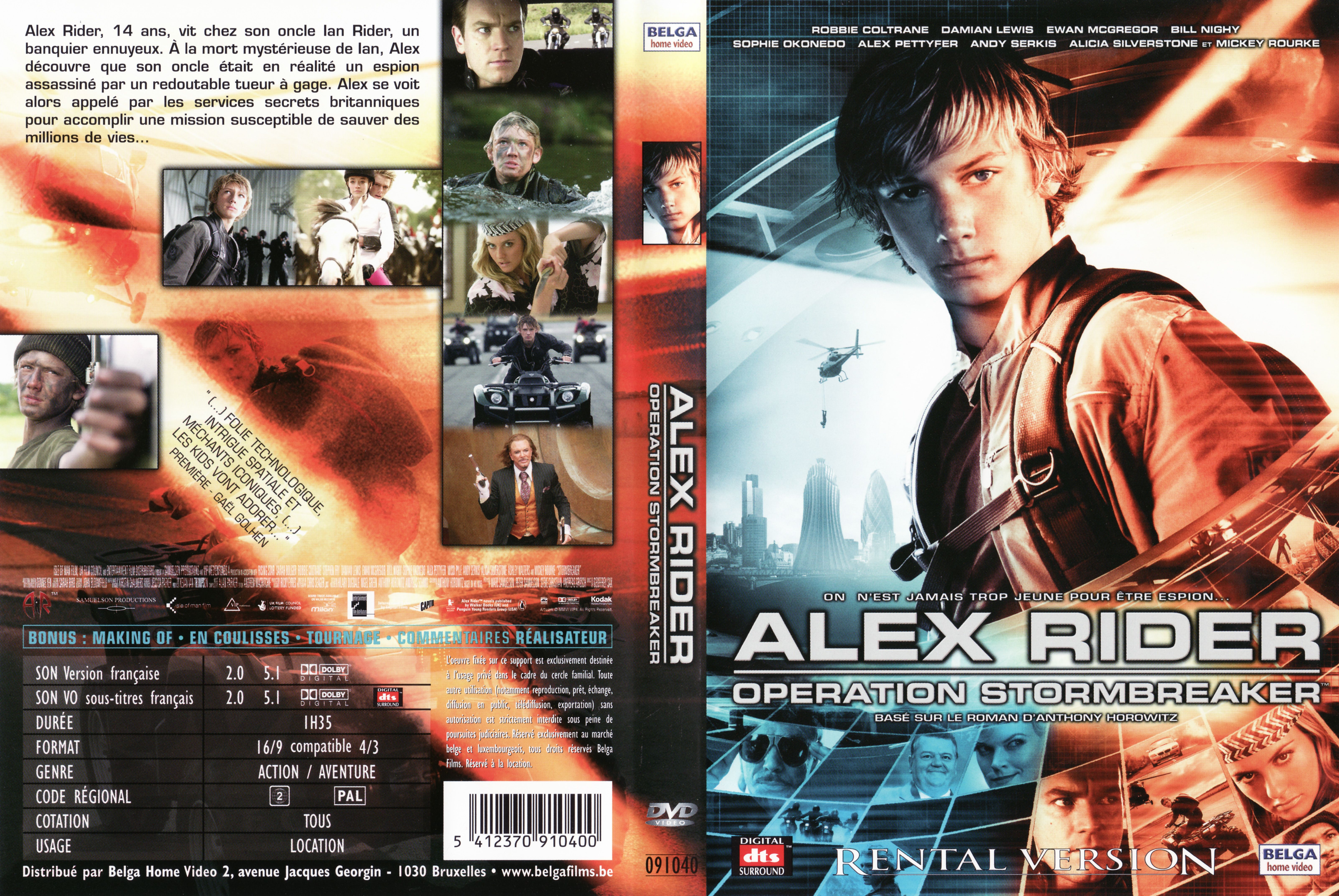 Jaquette DVD Alex Rider