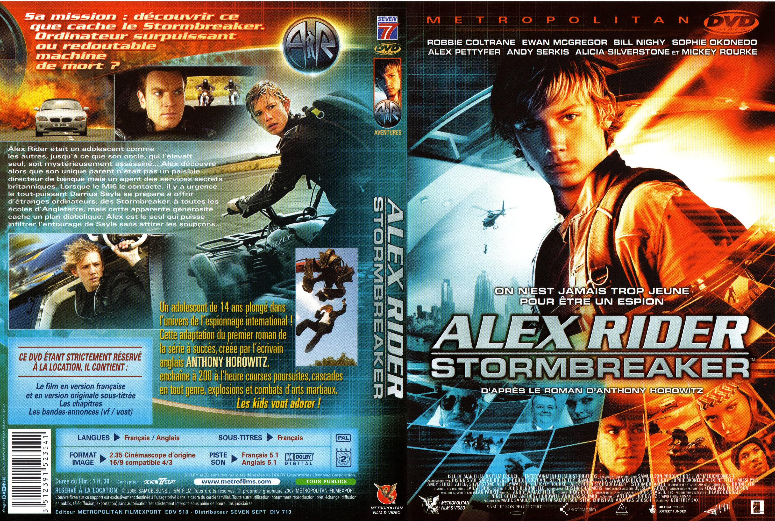 Jaquette DVD Alex rider v2