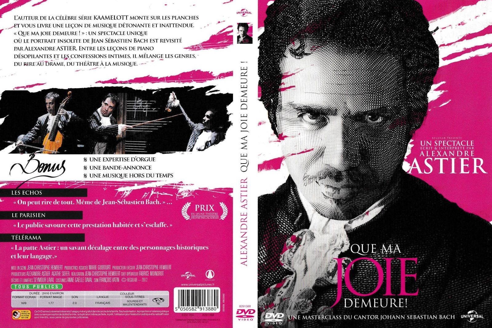 Jaquette DVD Alexandre Astier - Que ma joie demeure