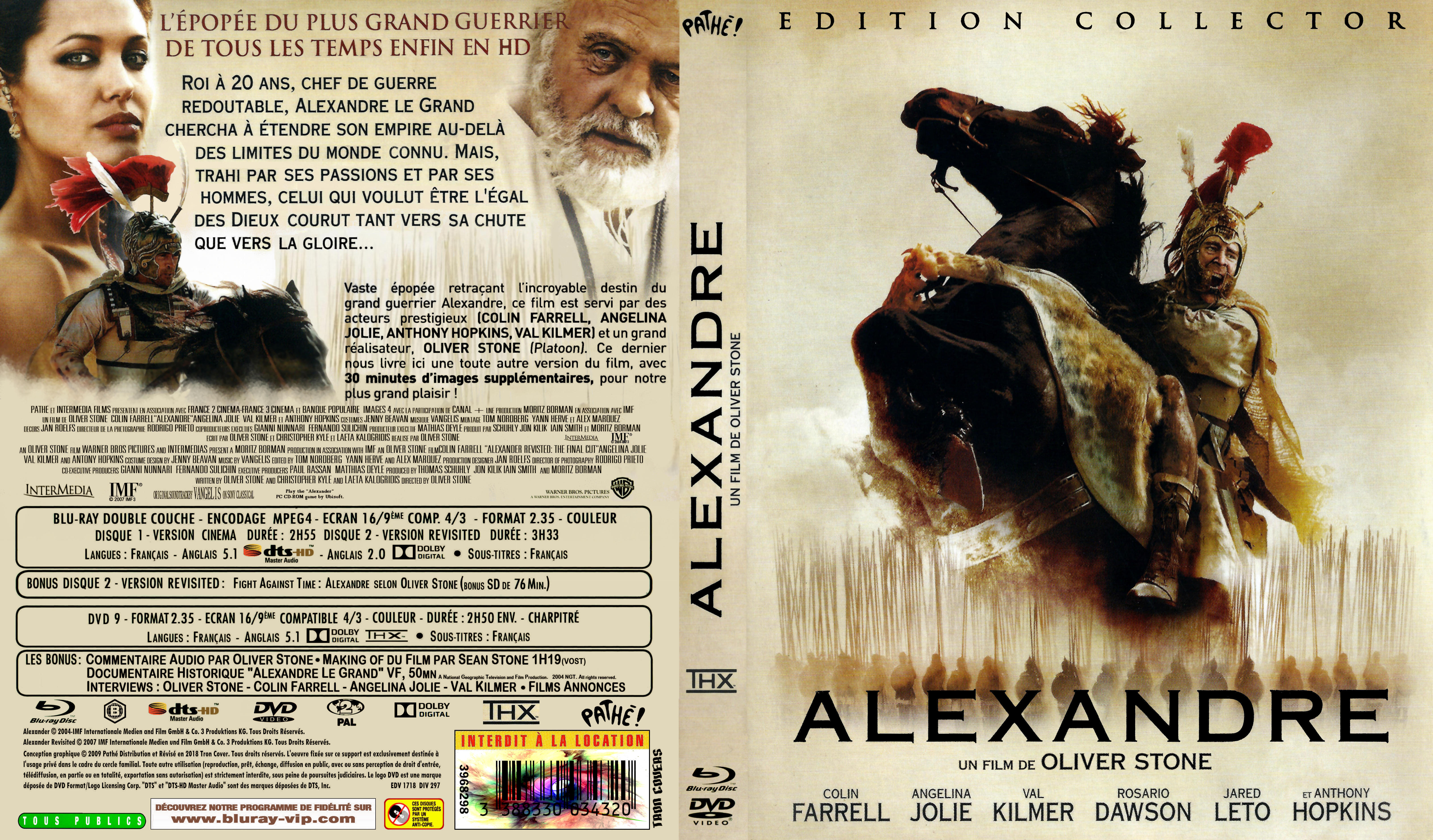 Jaquette DVD Alexandre custom (BLU-RAY)