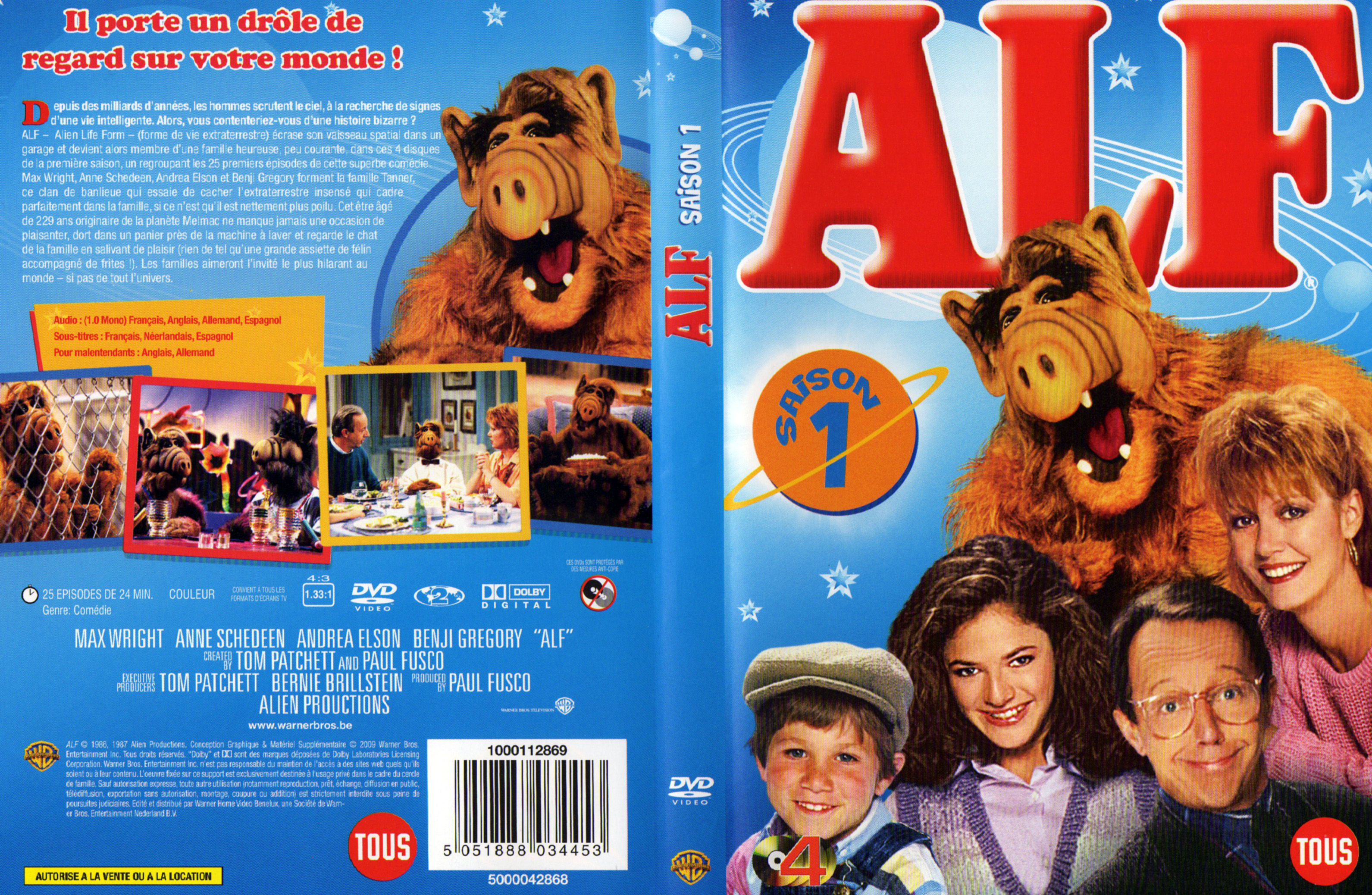 Jaquette DVD Alf saison 1