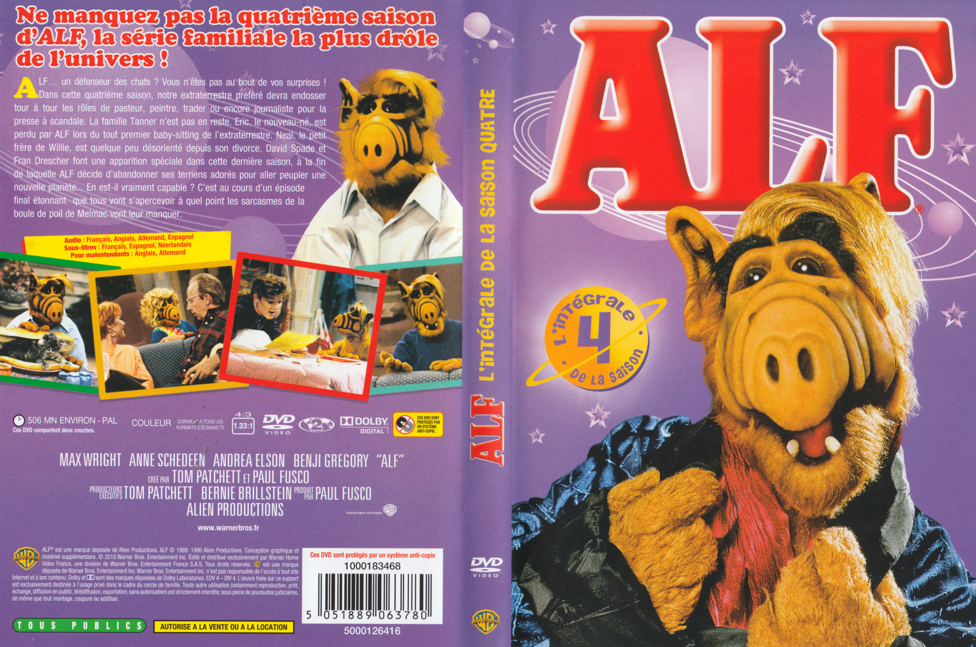 Jaquette DVD Alf saison 4