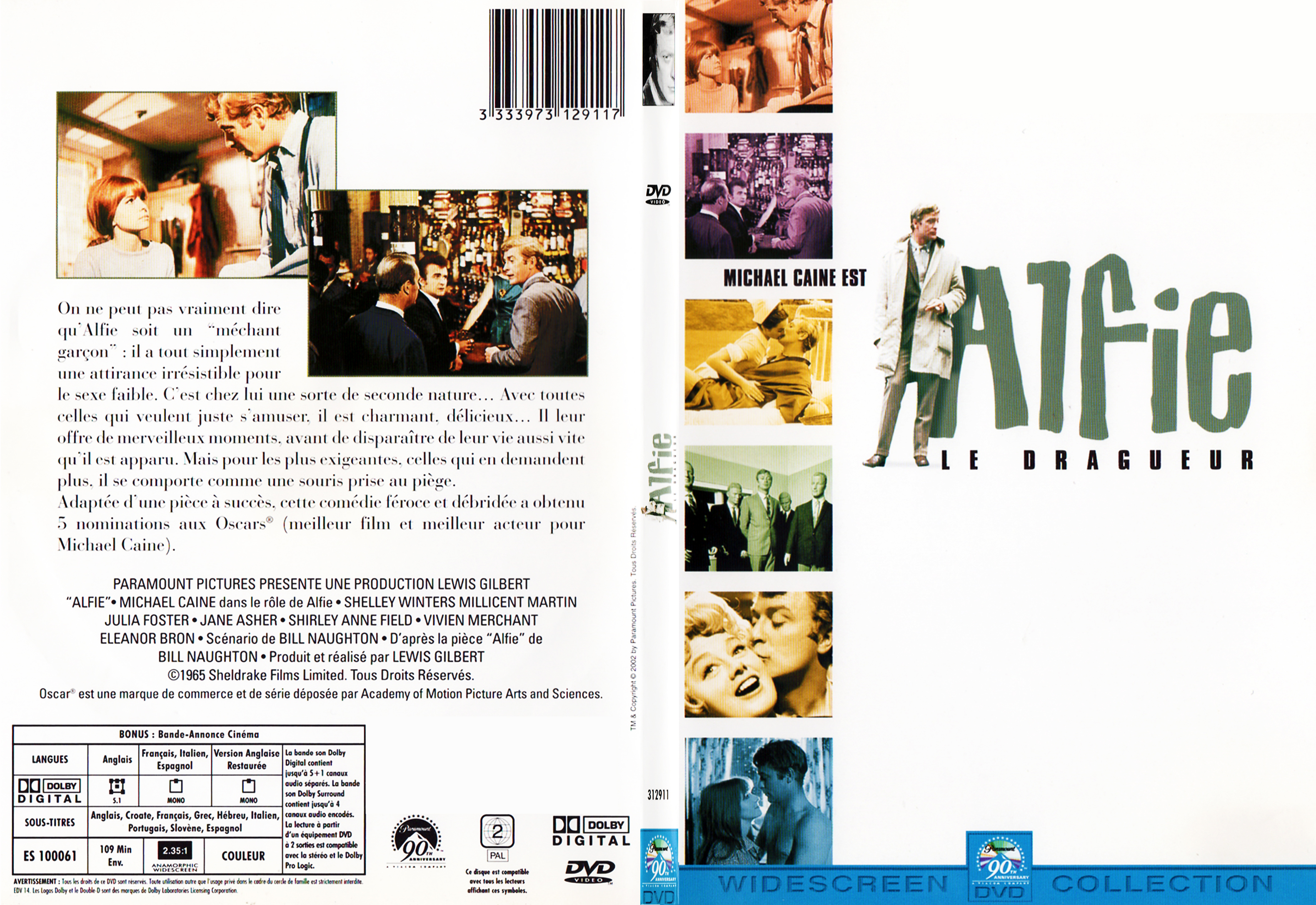 Jaquette DVD Alfie - SLIM