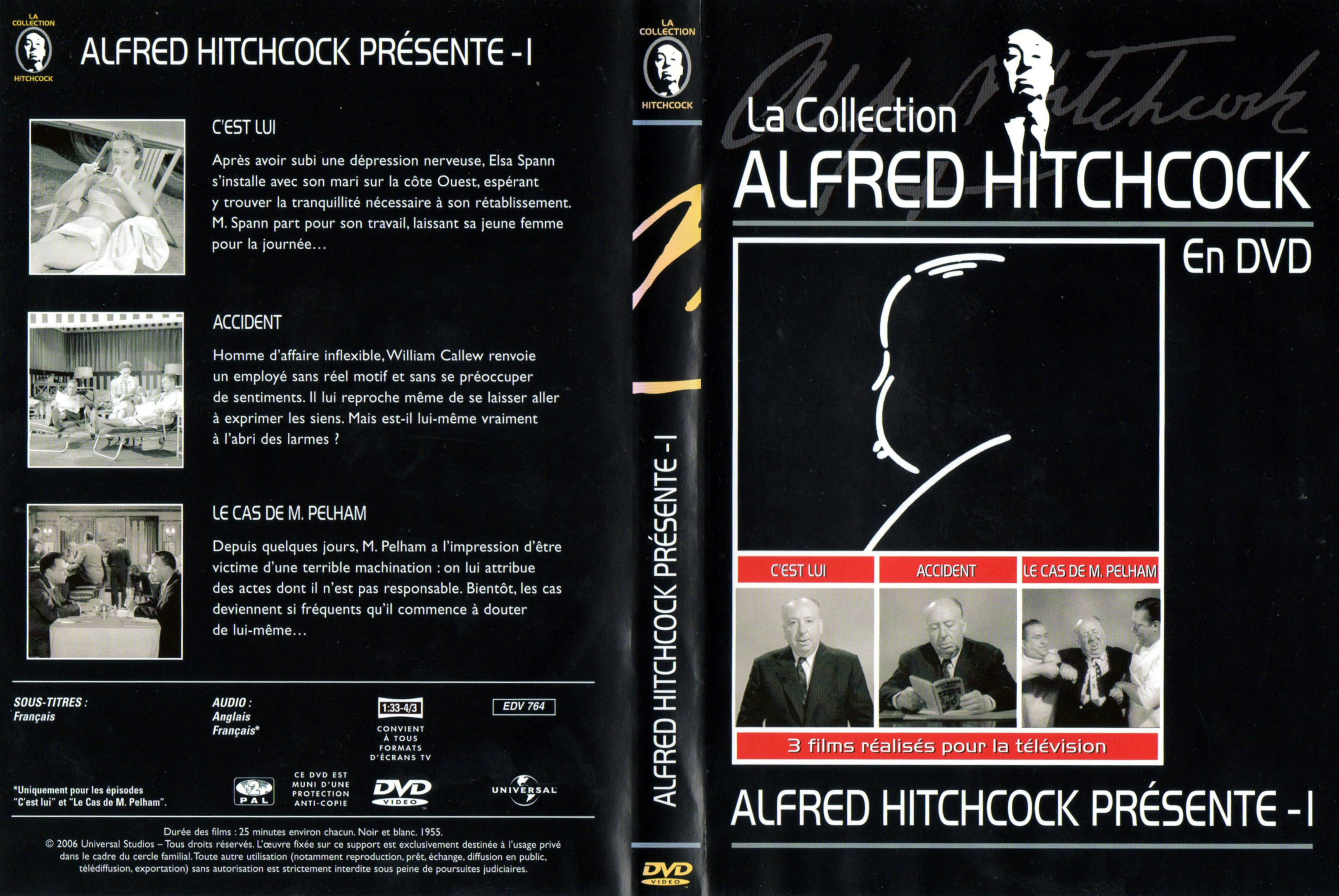 Jaquette DVD Alfred Hitchcock prsente DVD 1