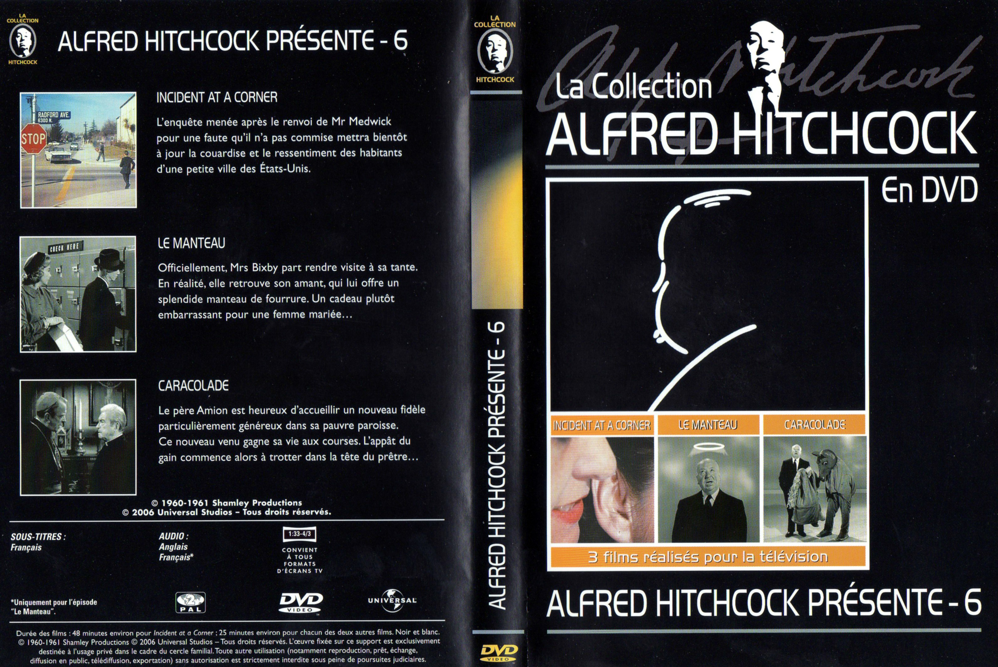 Jaquette DVD Alfred Hitchcock prsente DVD 6