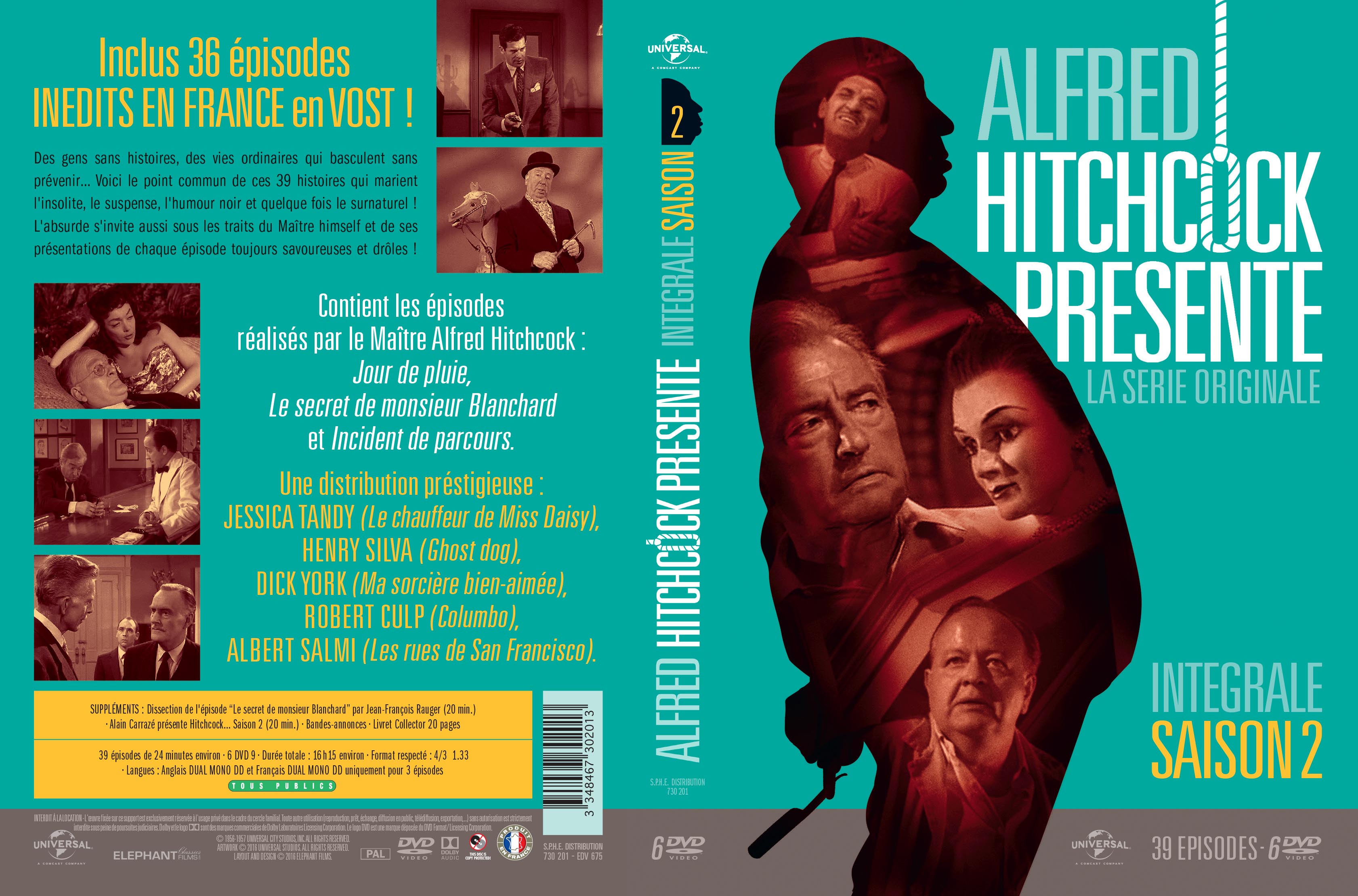 Jaquette DVD Alfred Hitchcock prsente Saison 2