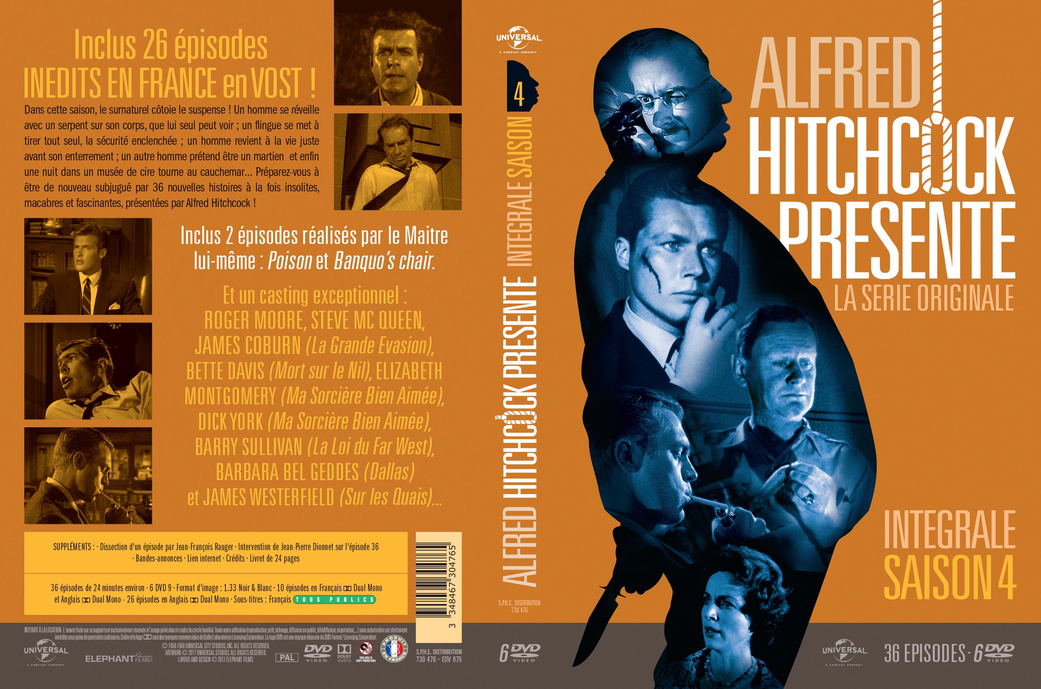 Jaquette DVD Alfred Hitchcock prsente Saison 4