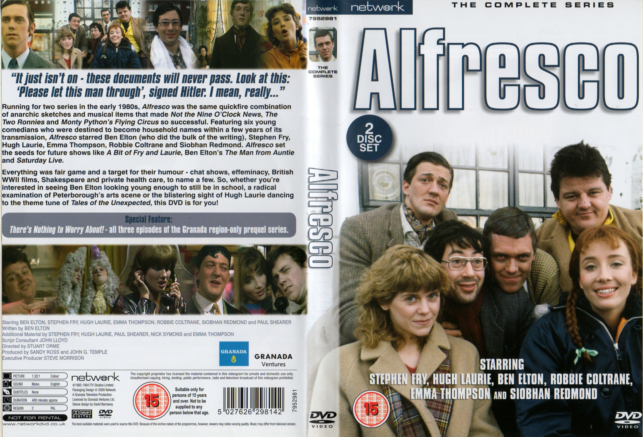 Jaquette DVD Alfresco (Srie tv)