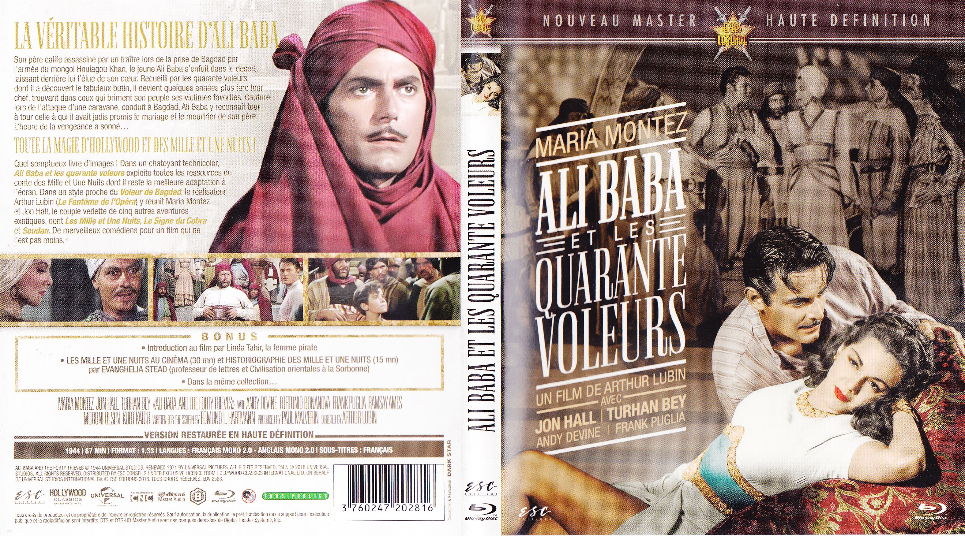 Jaquette DVD Ali baba et les quarante voleurs (BLU-RAY)