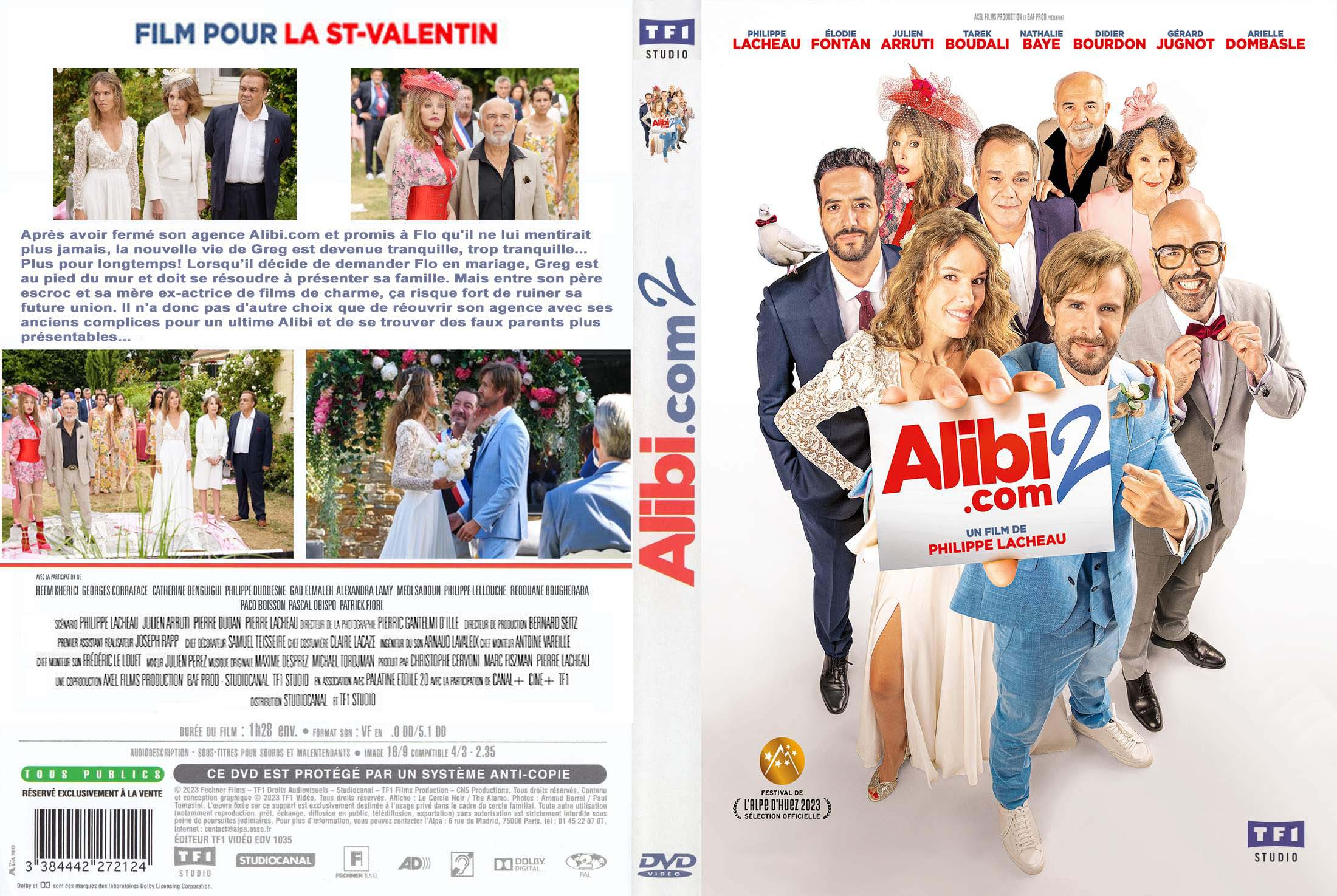 Jaquette DVD Alibi.com 2 custom