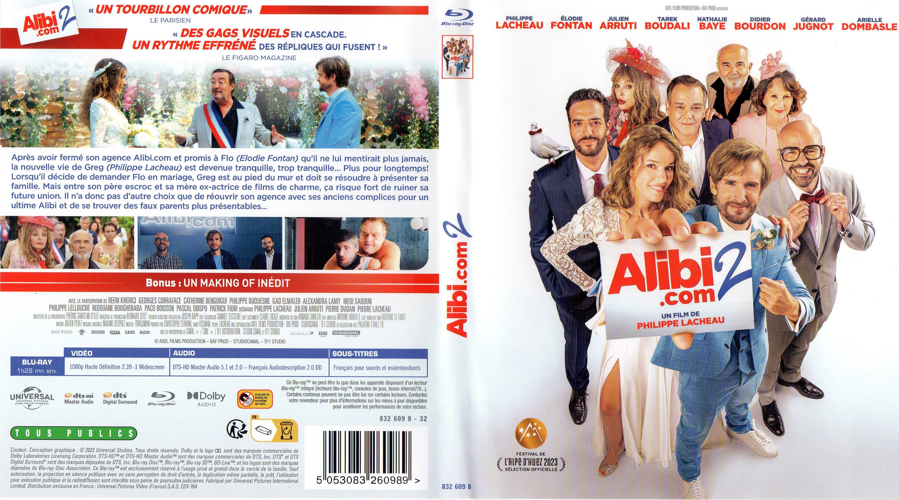 Jaquette DVD Alibi.com 2 (BLU-RAY)