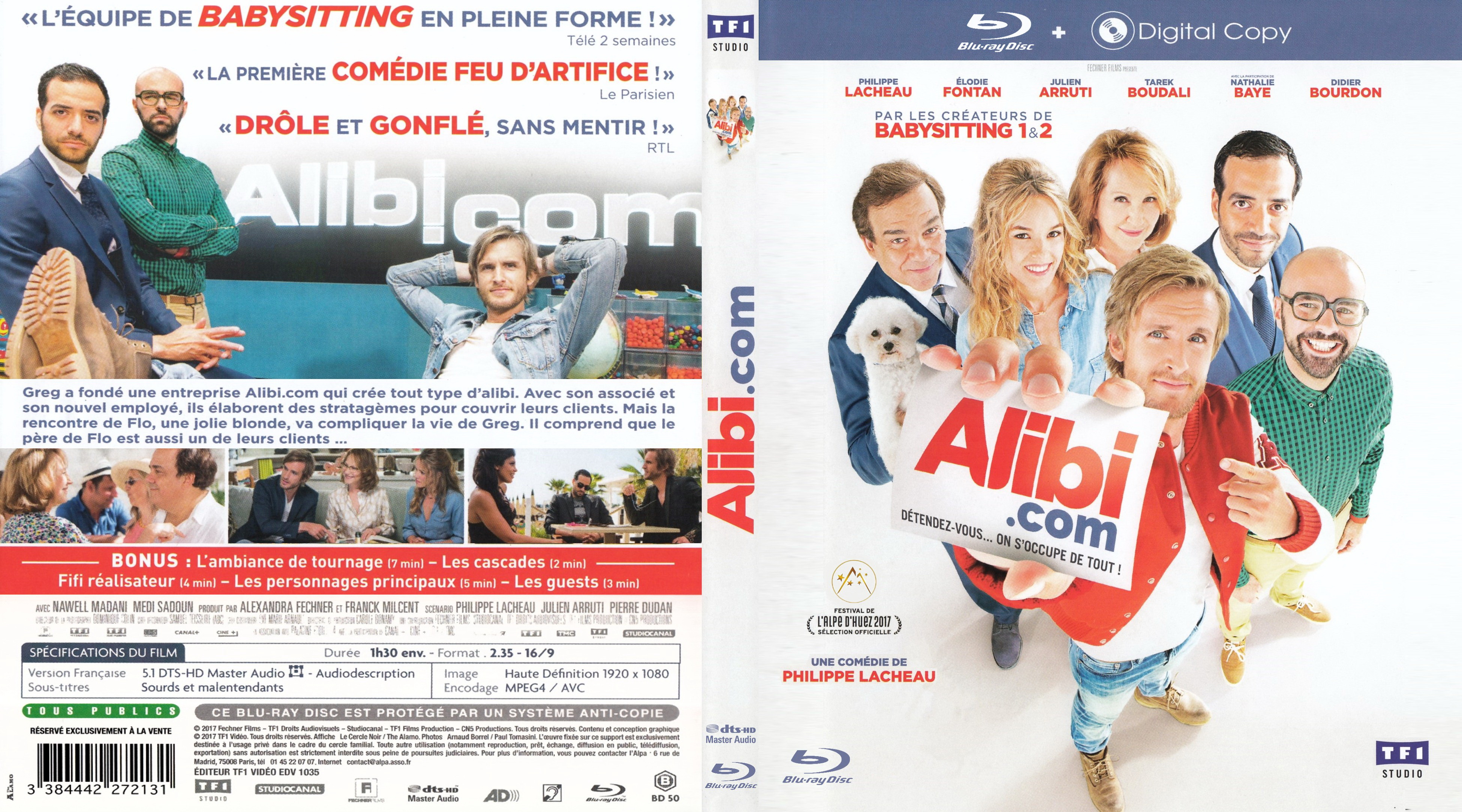 Jaquette DVD Alibi.com (BLU-RAY)