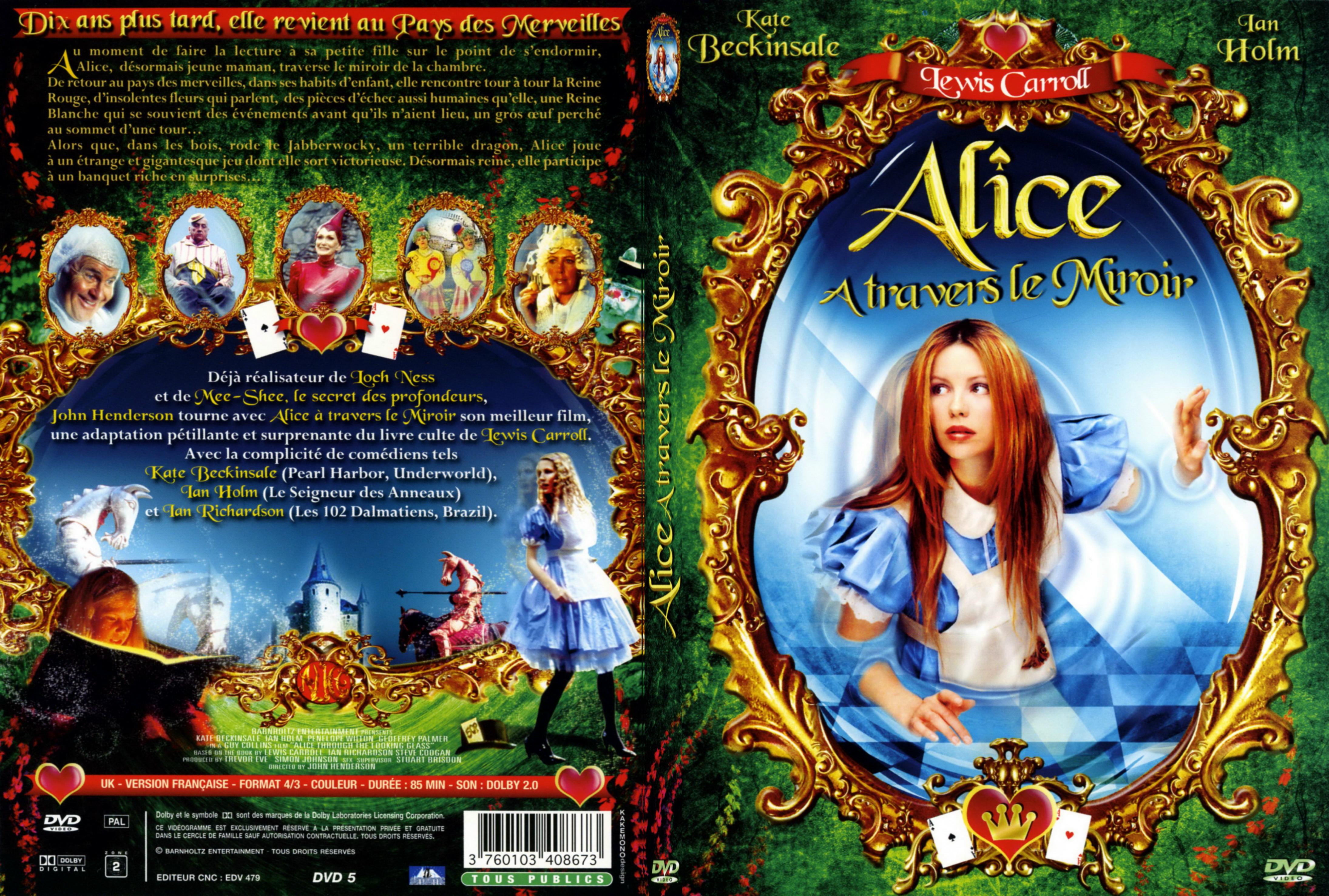Jaquette DVD Alice a travers le miroir - SLIM