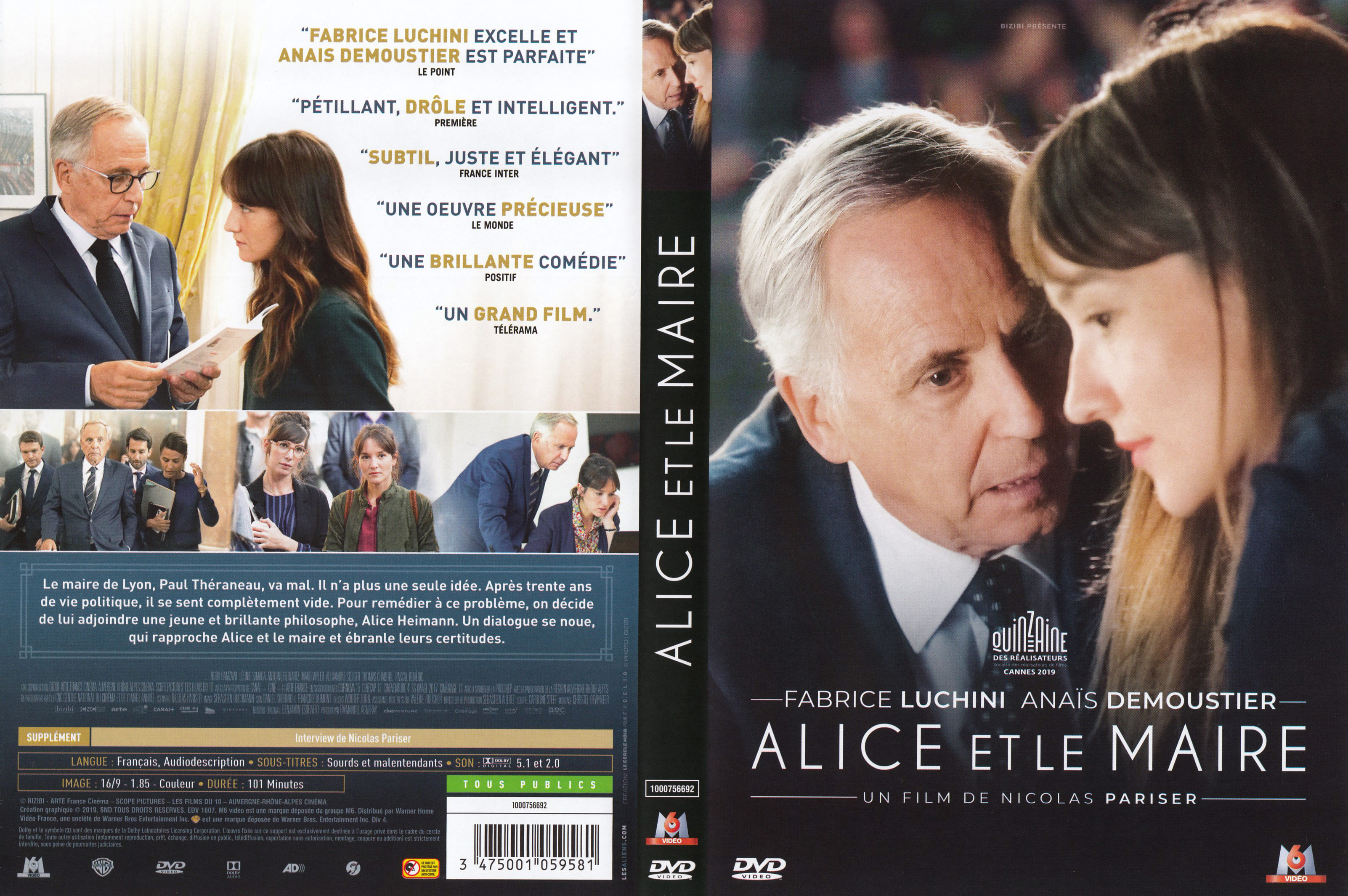 Jaquette DVD Alice et le maire