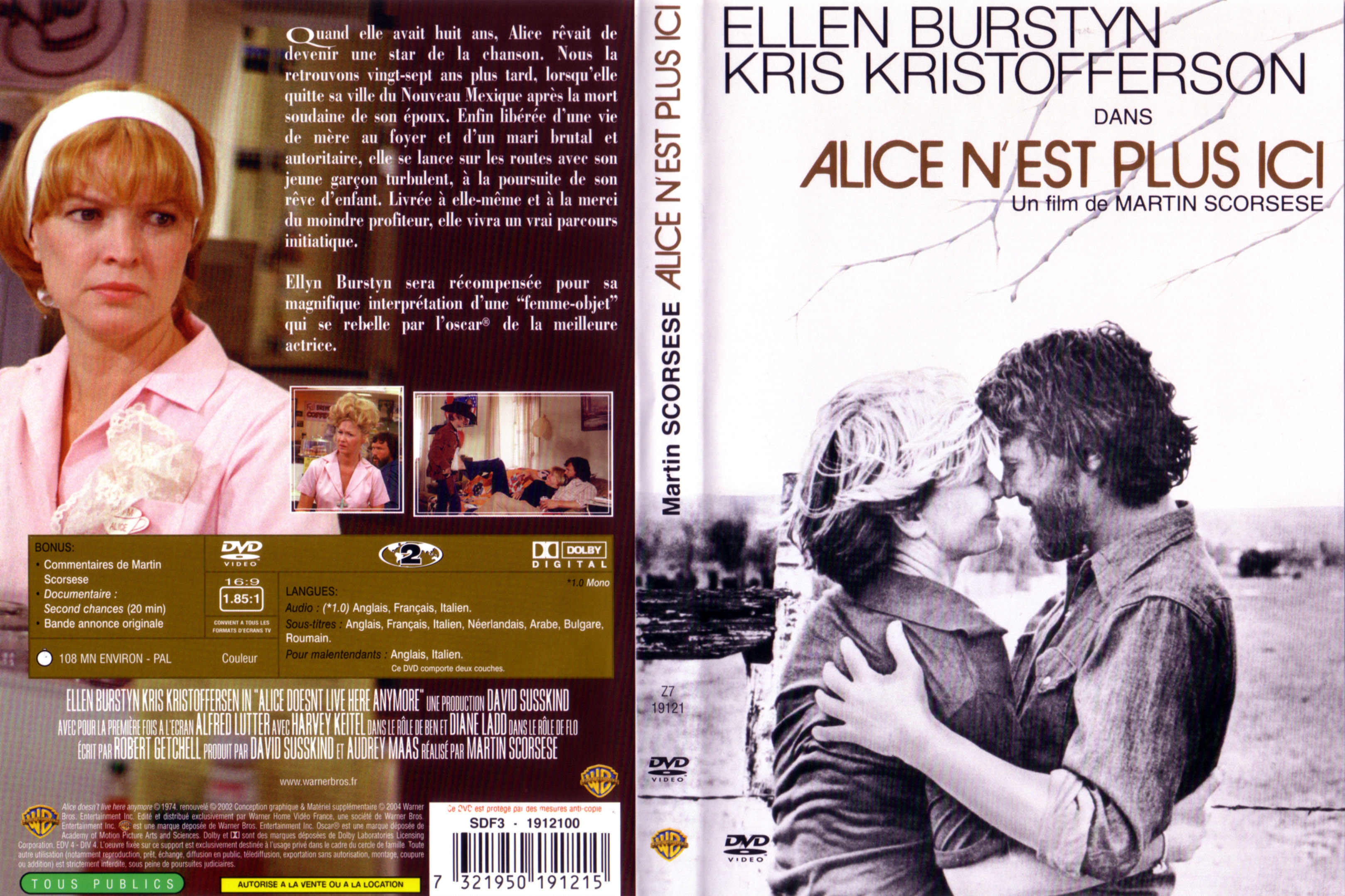 Jaquette DVD Alice n