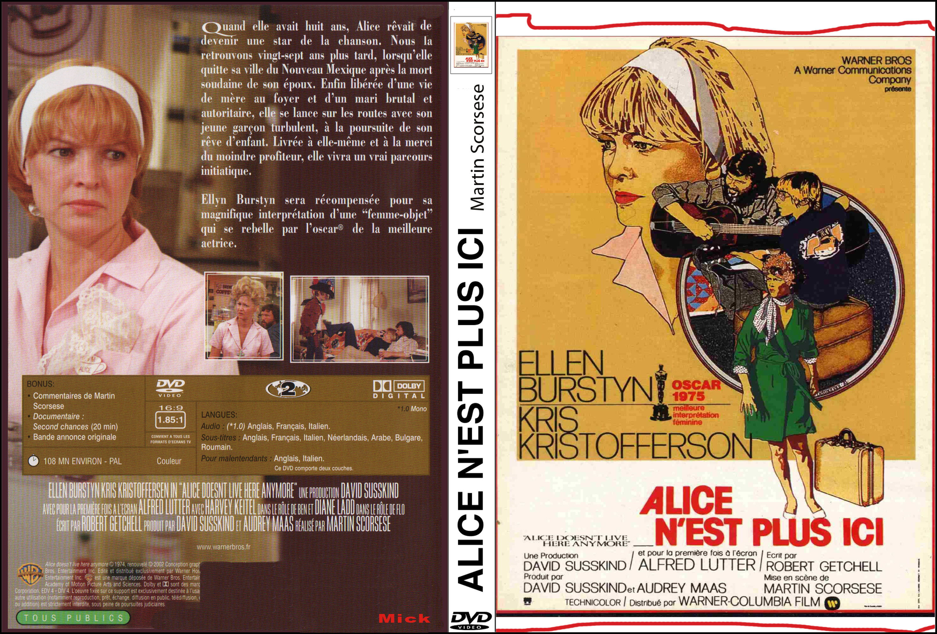 Jaquette DVD Alice n