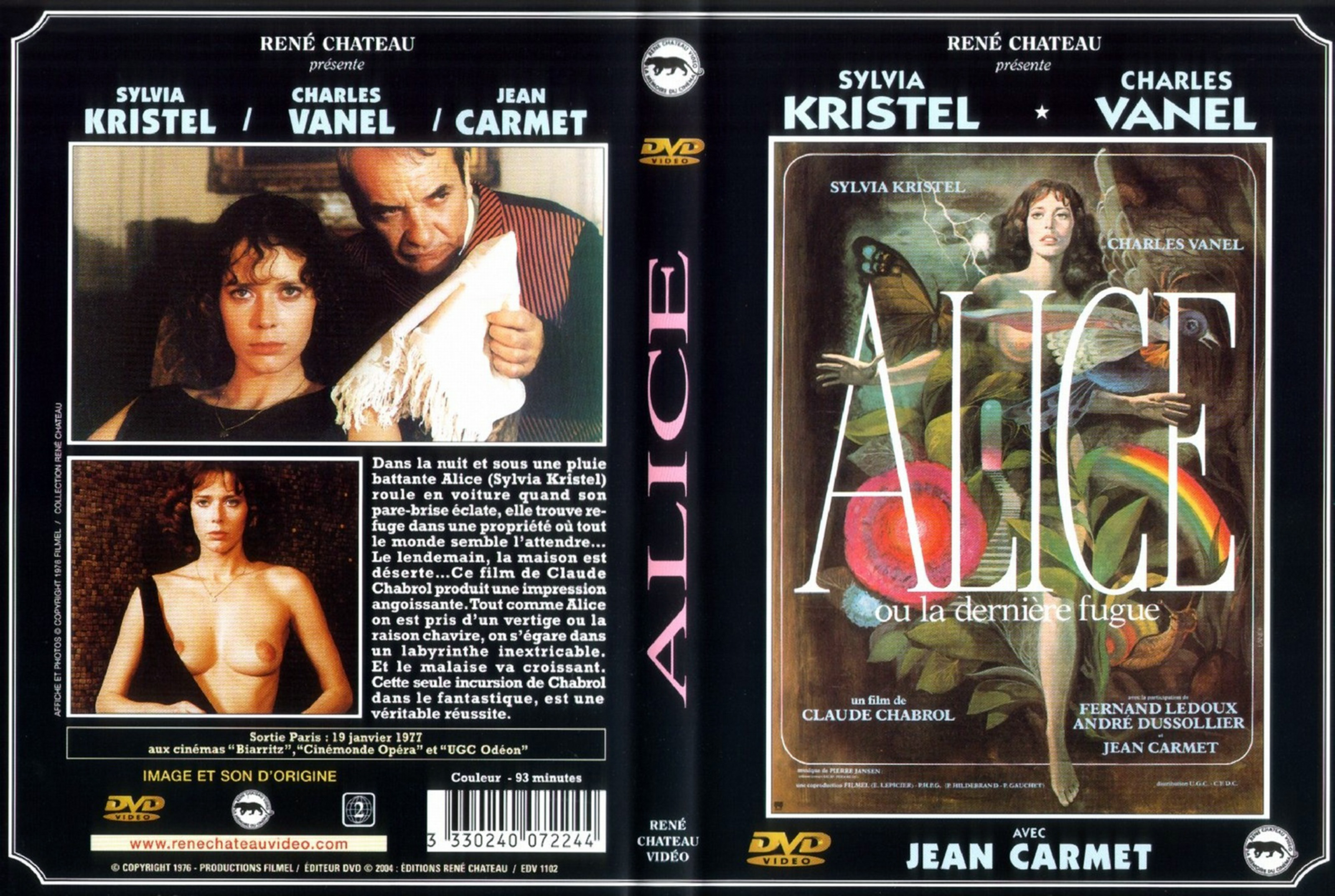 Jaquette DVD Alice ou la derniere fugue