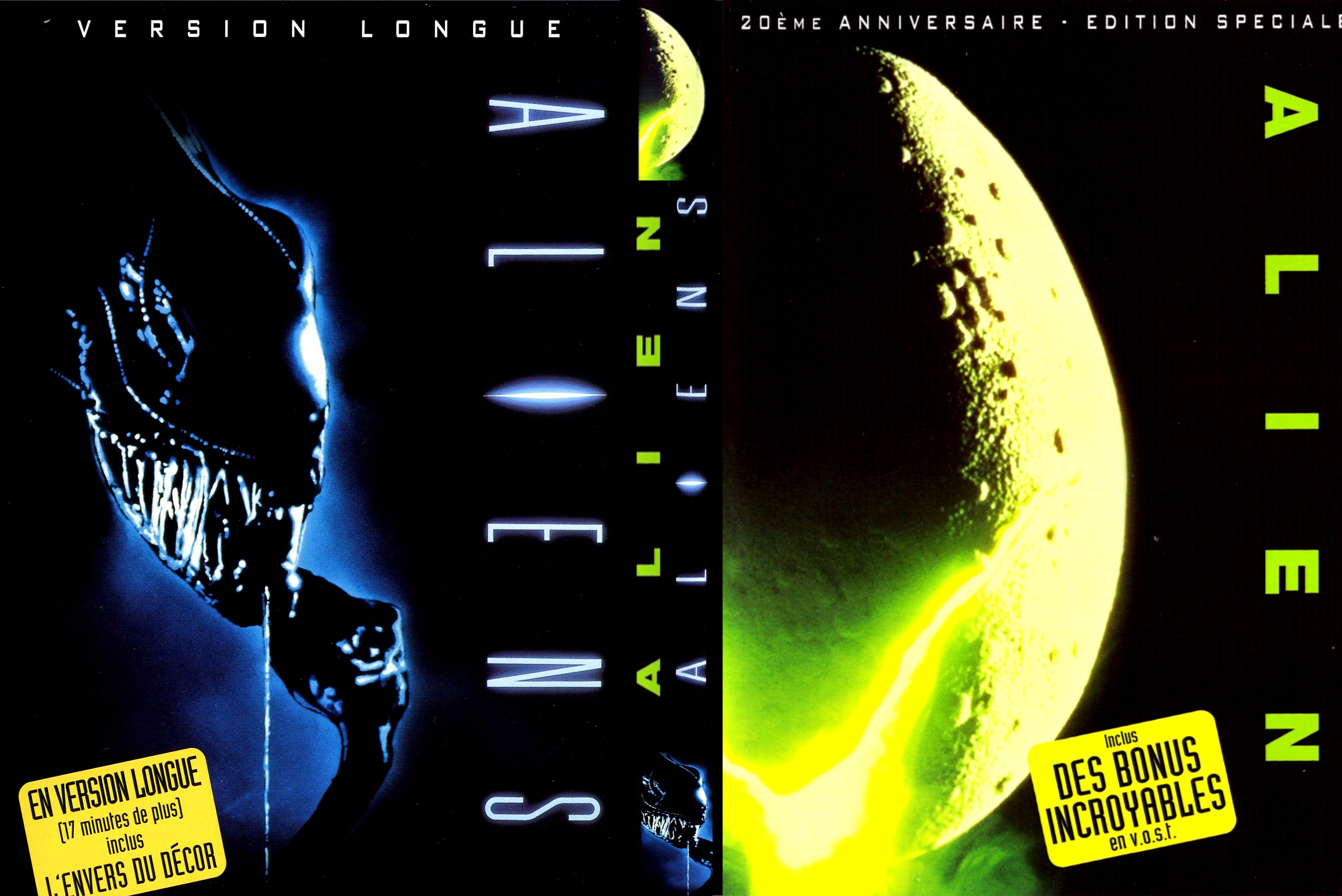 Jaquette DVD Alien + Aliens