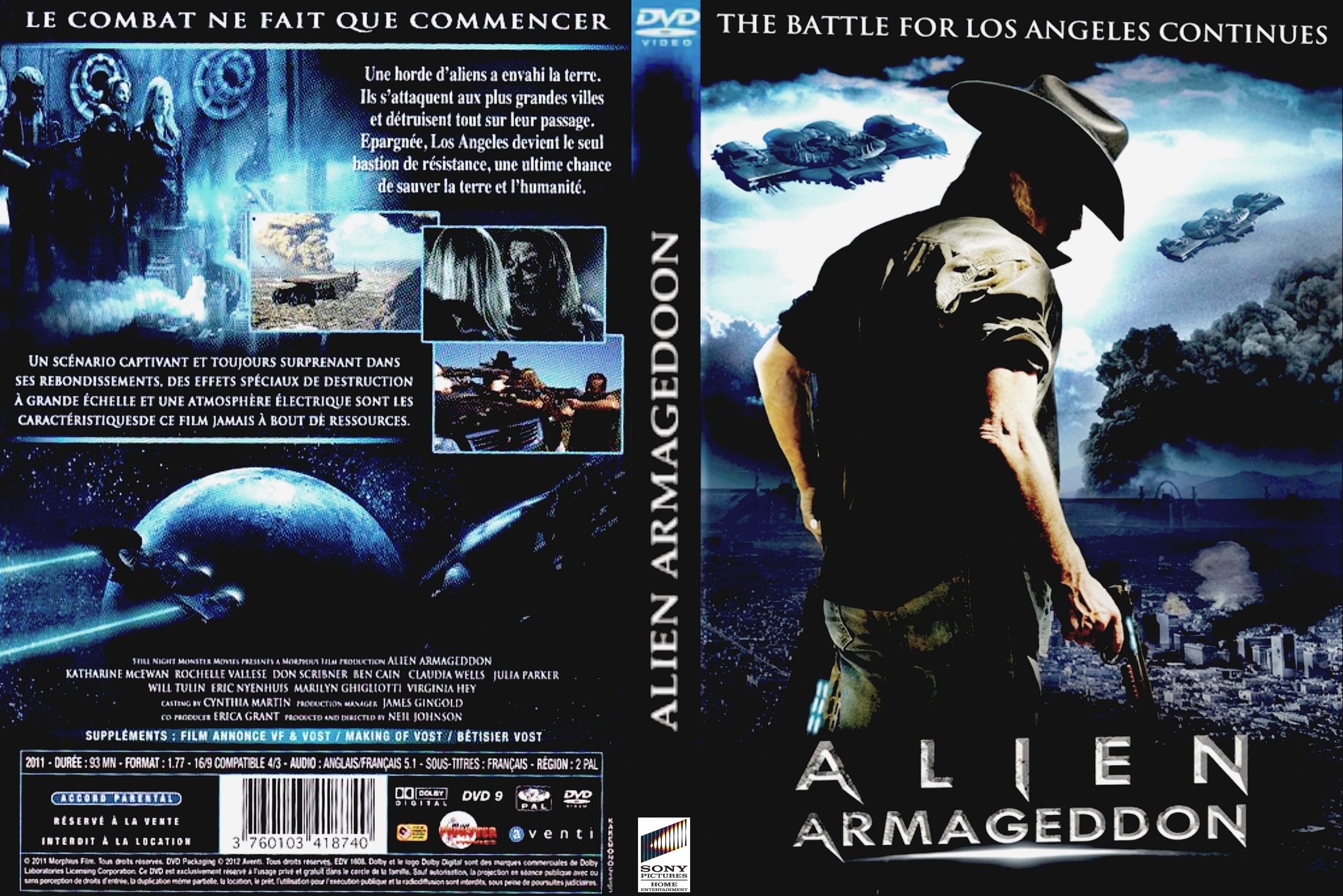Jaquette DVD Alien Armageddon