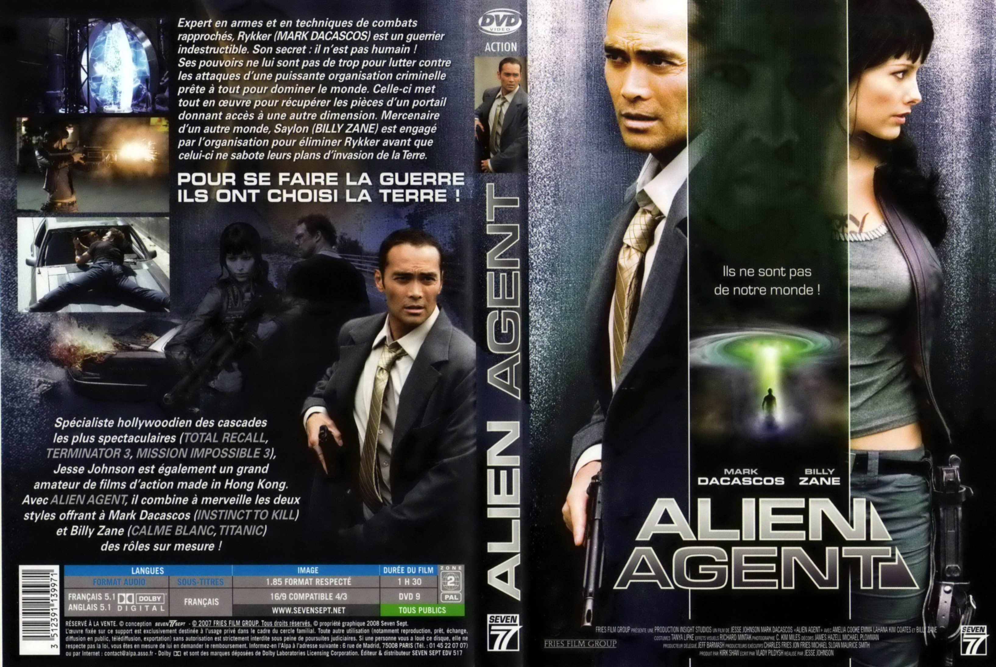 Jaquette DVD Alien agent