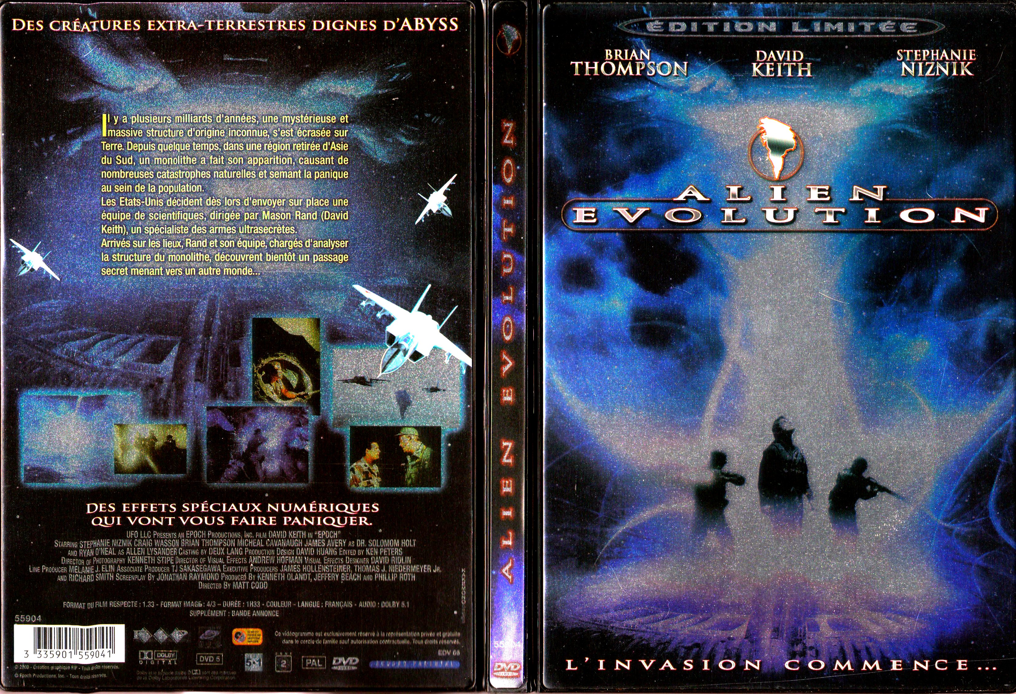 Jaquette DVD Alien volution