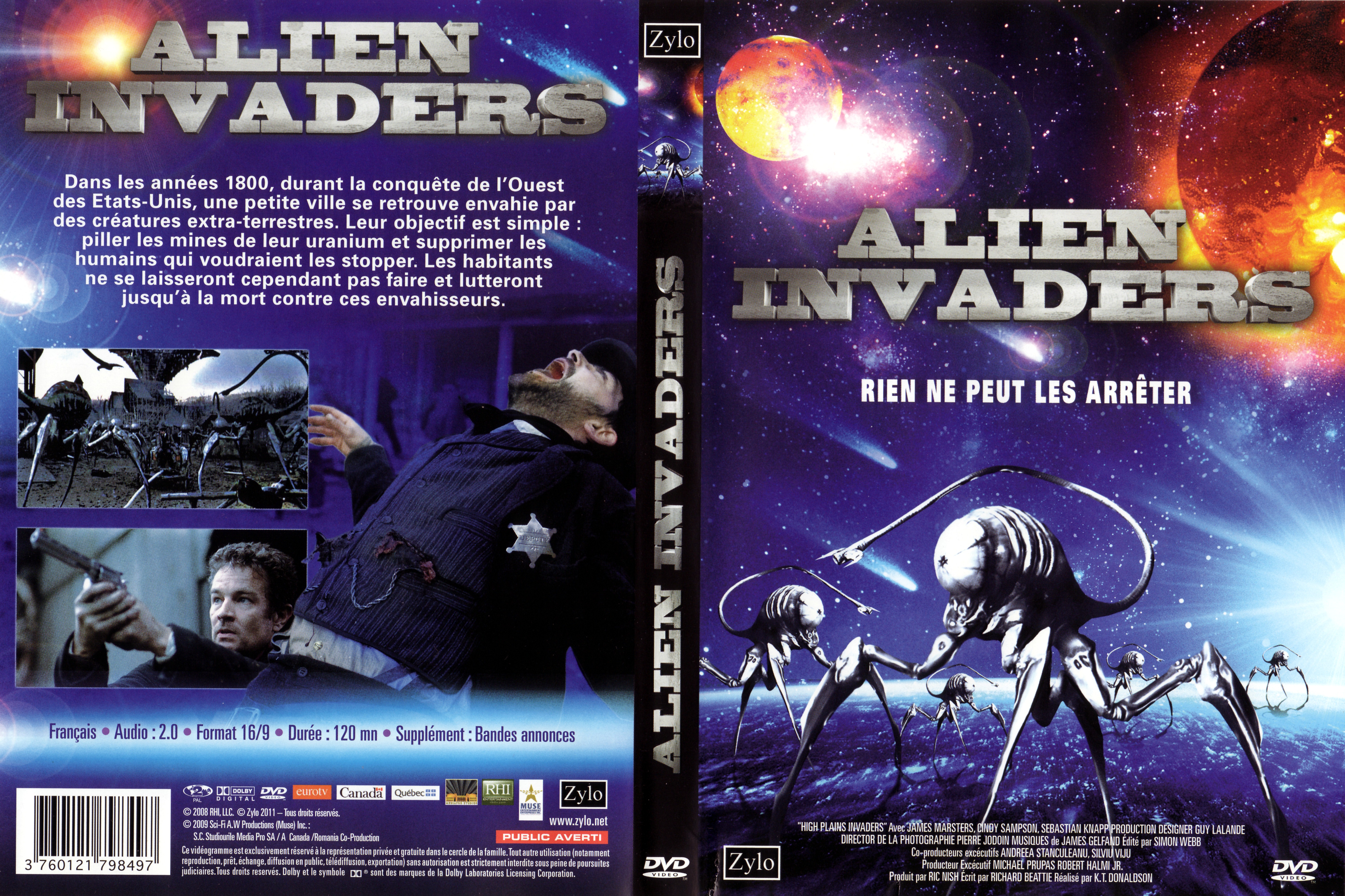 Jaquette DVD Alien invaders