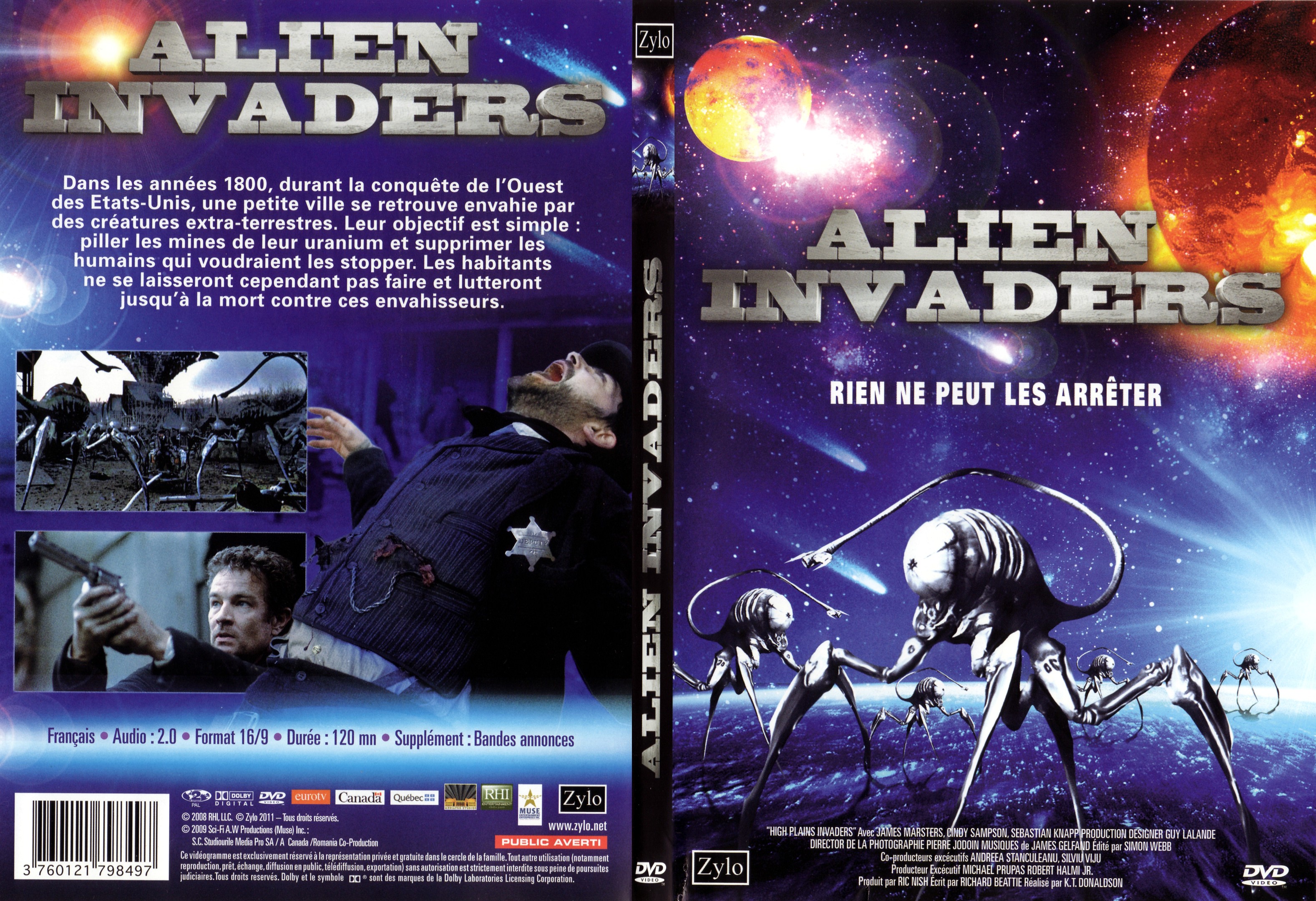 Jaquette DVD Alien invaders - SLIM