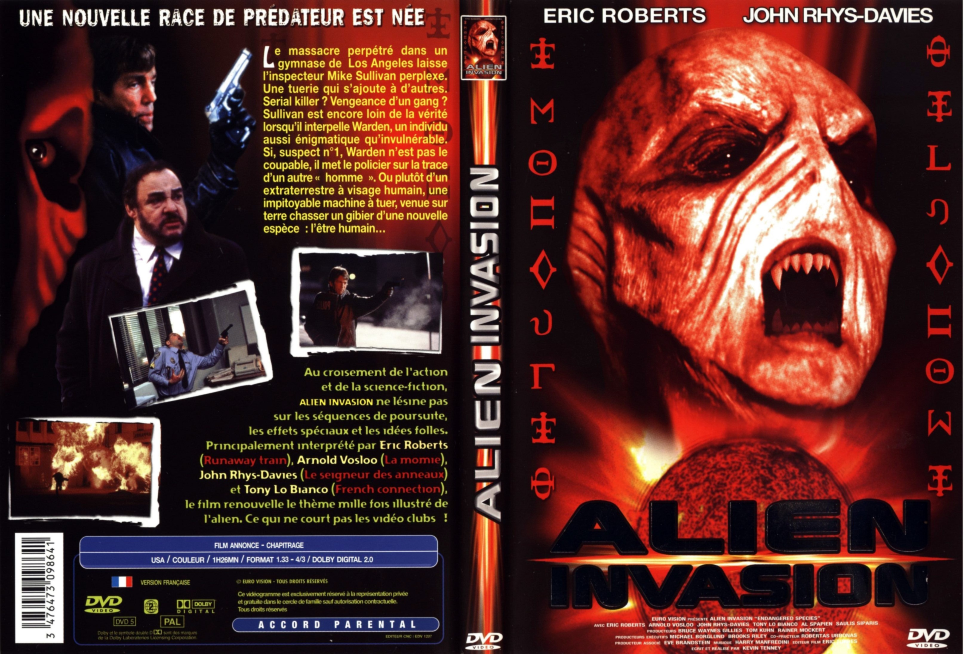 Jaquette DVD Alien invasion