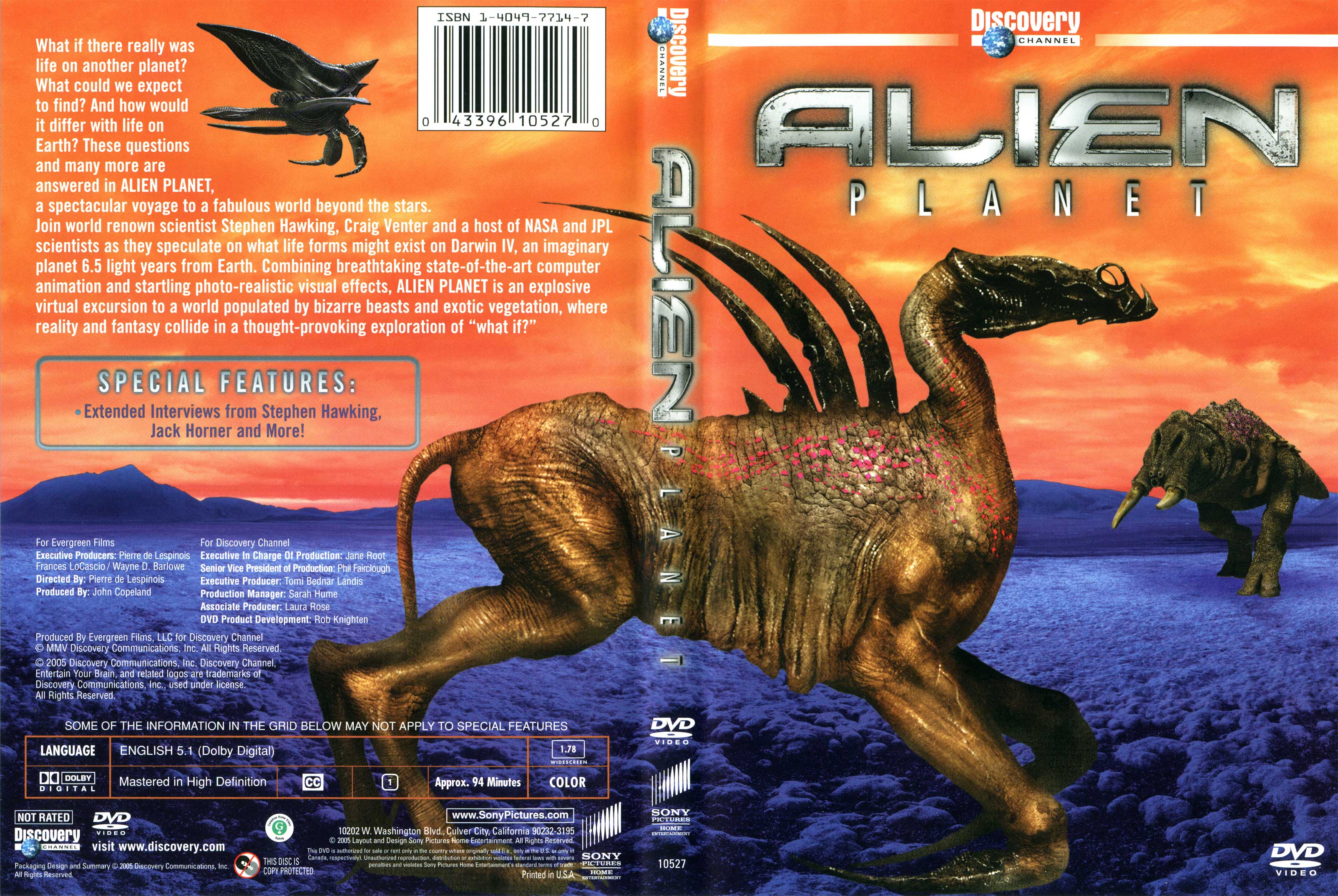 Jaquette DVD Alien planet Zone 1