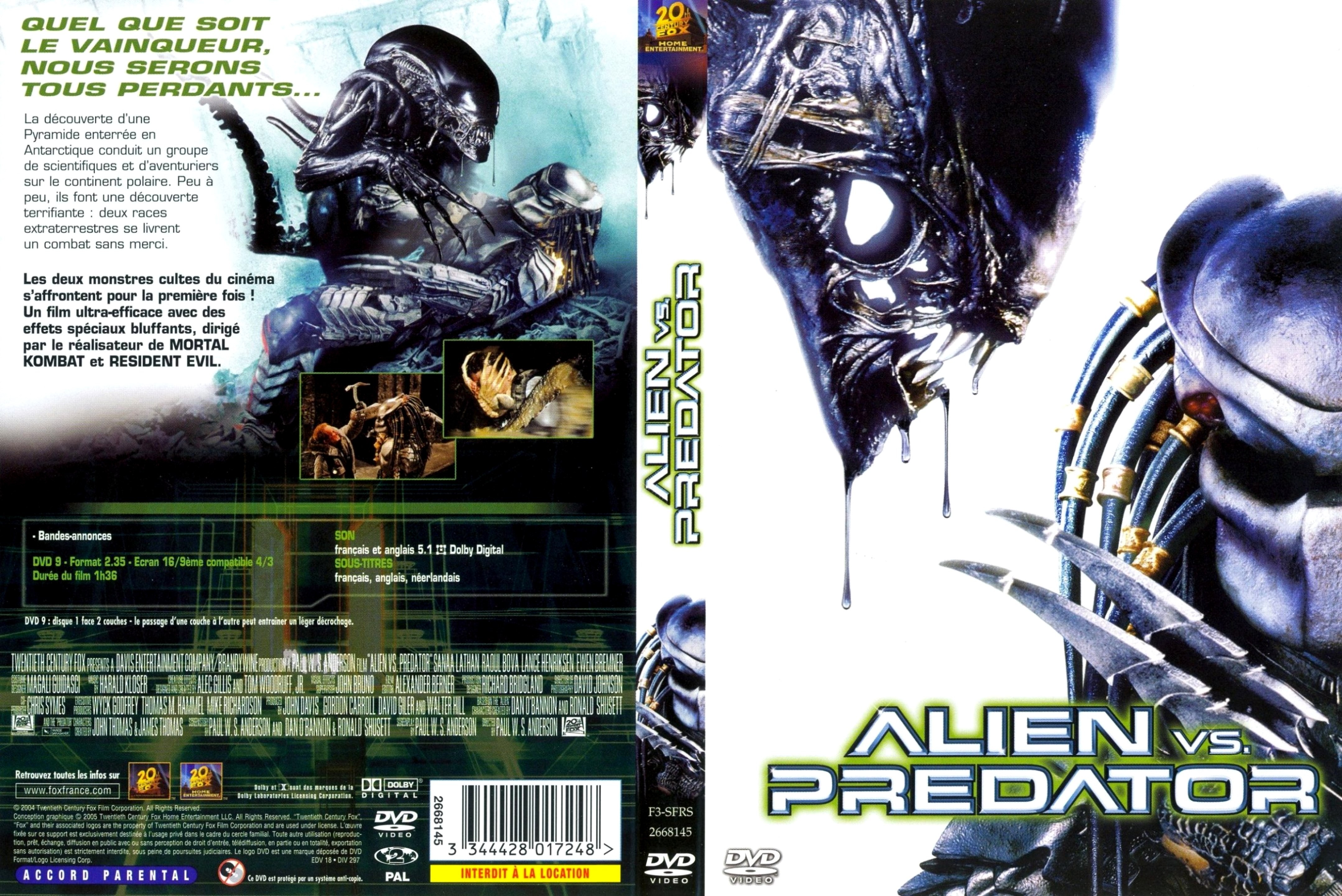 Jaquette DVD Alien vs Predator