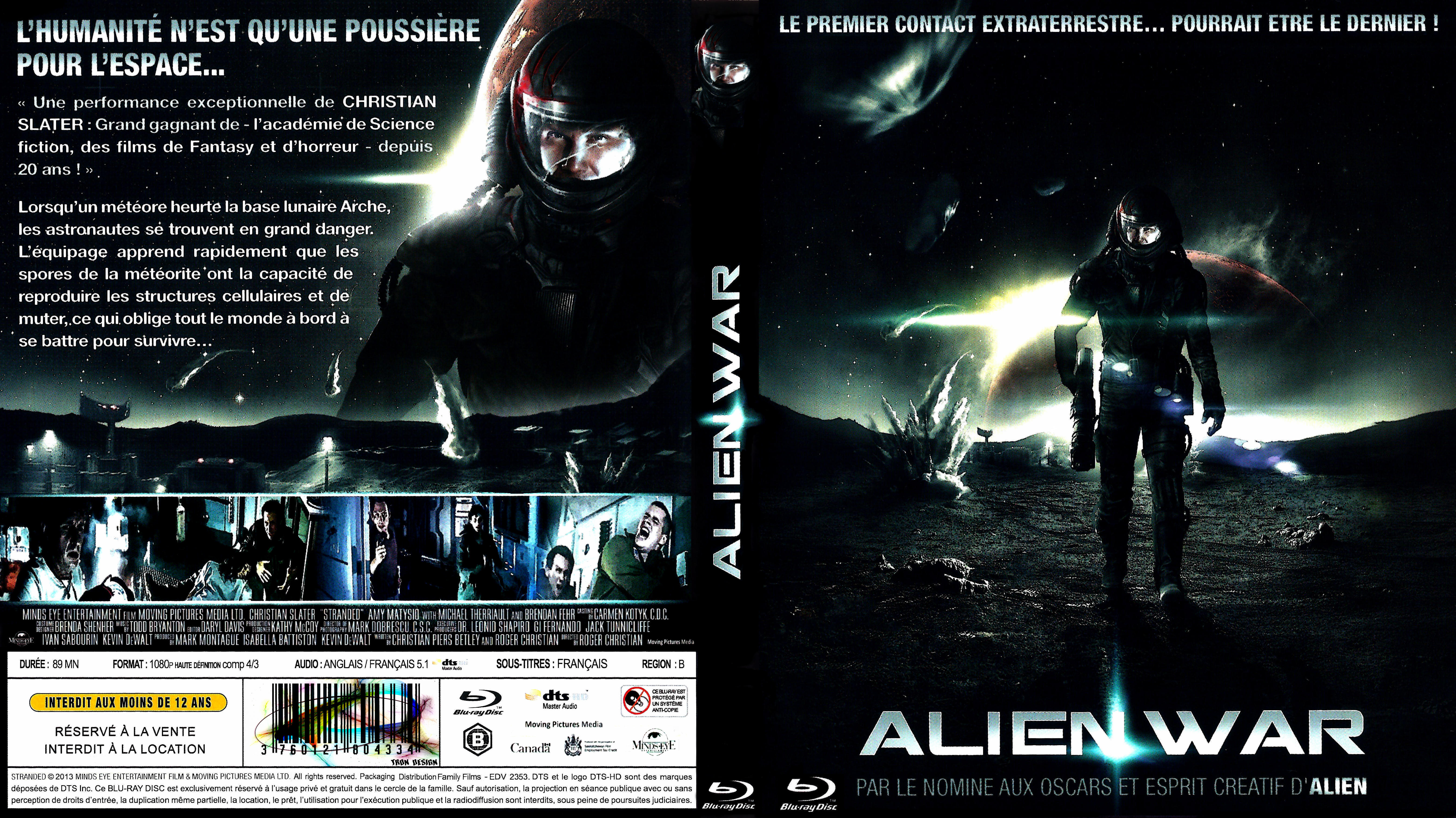 Jaquette DVD Alien war custom (BLU-RAY)