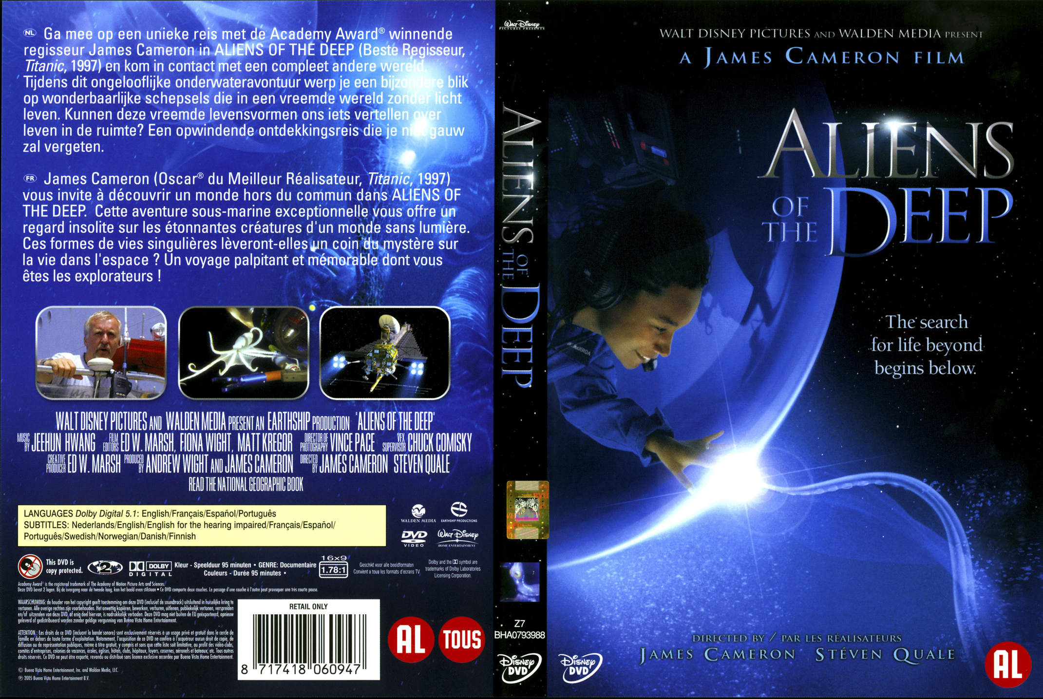 Jaquette DVD Aliens Of The Deep