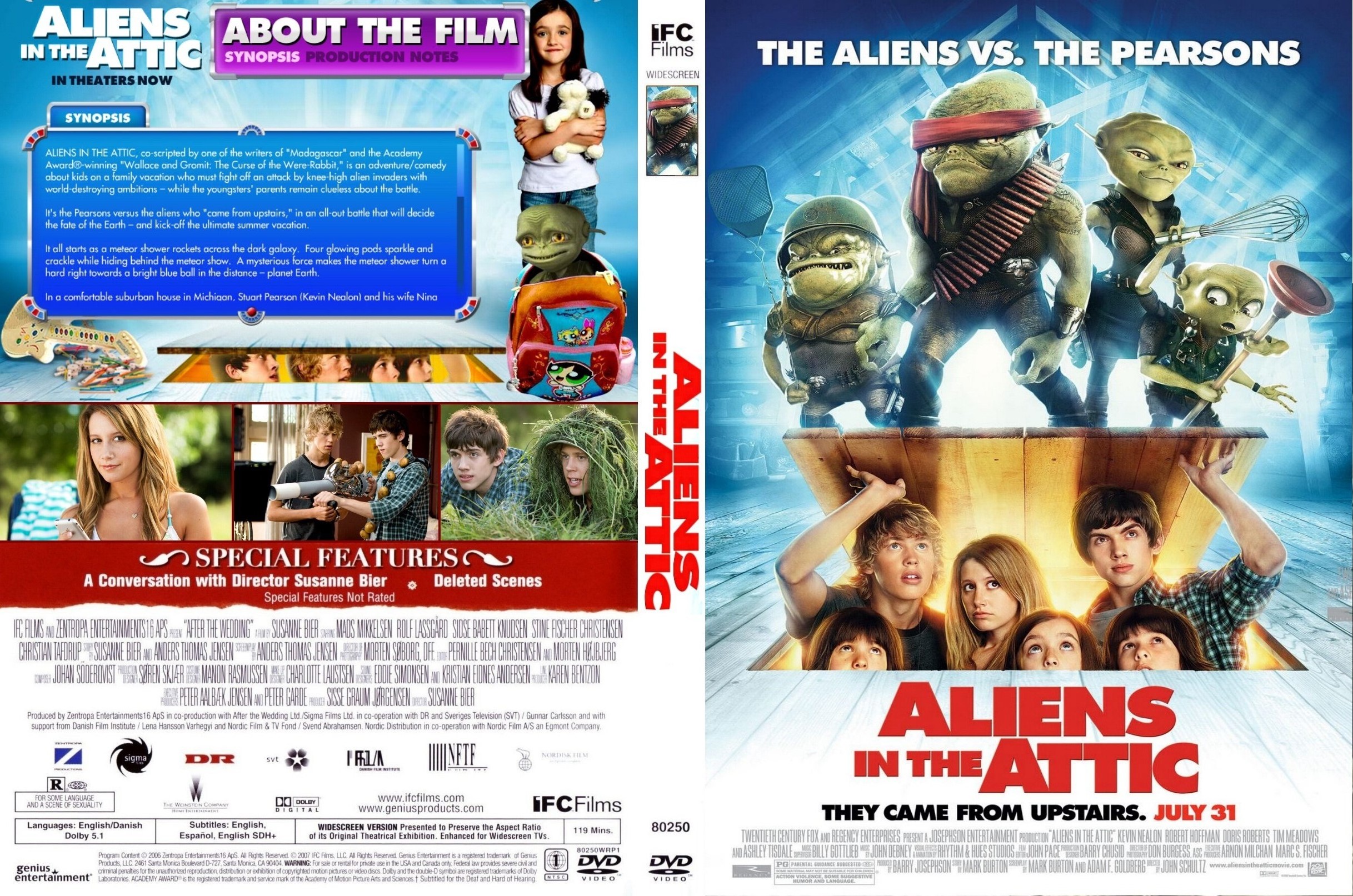 Jaquette DVD Aliens in the attic (Canadienne)