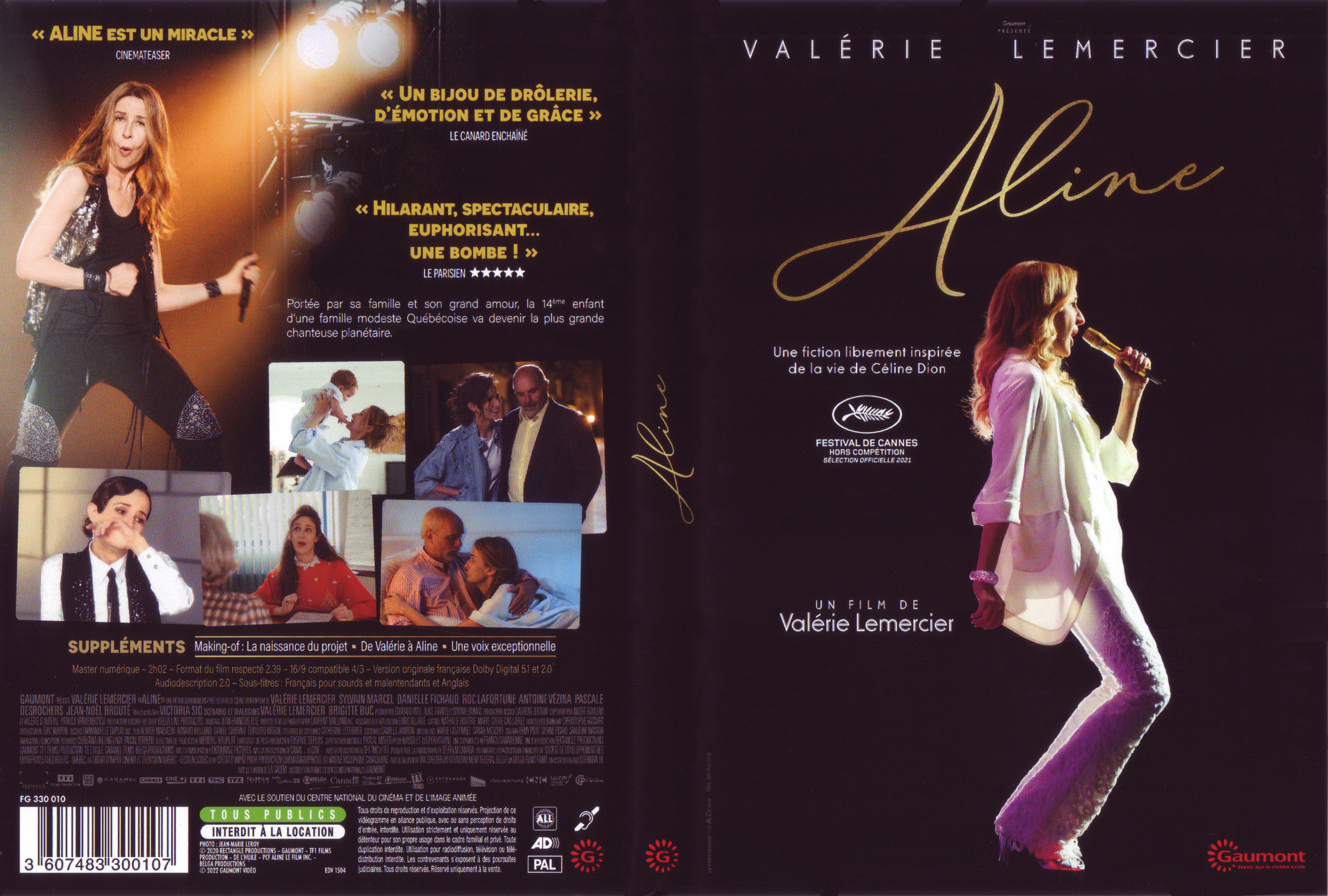 Jaquette DVD Aline