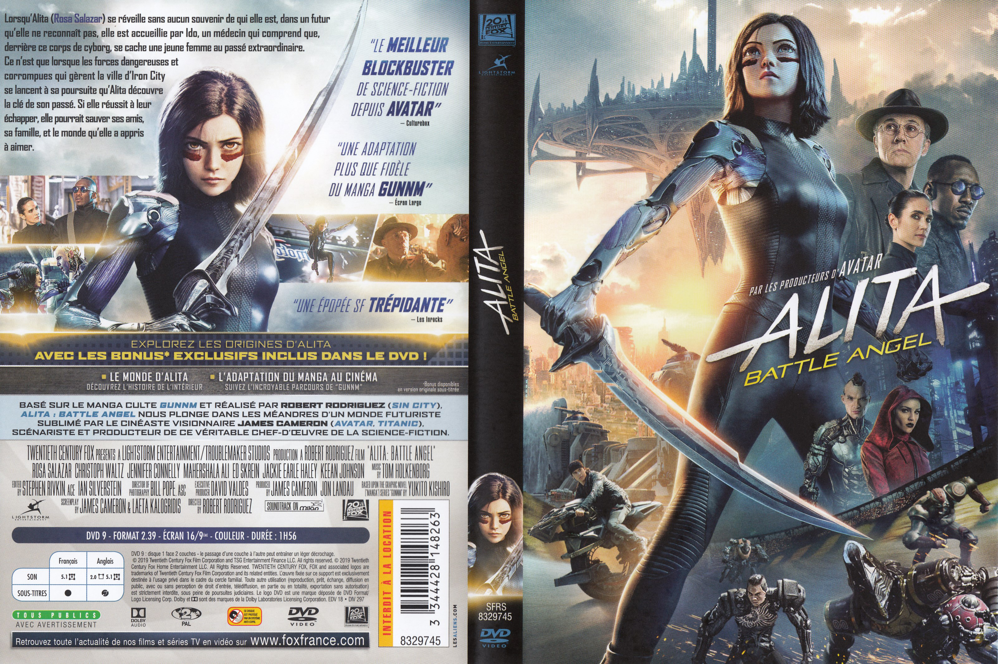 Jaquette DVD Alita battle angel