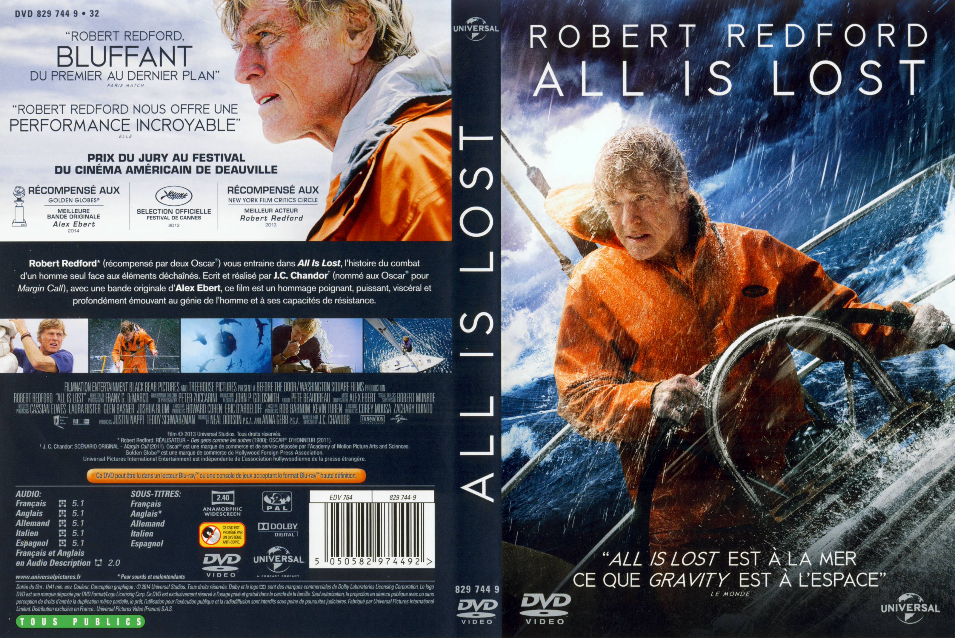 Jaquette DVD All Is Lost