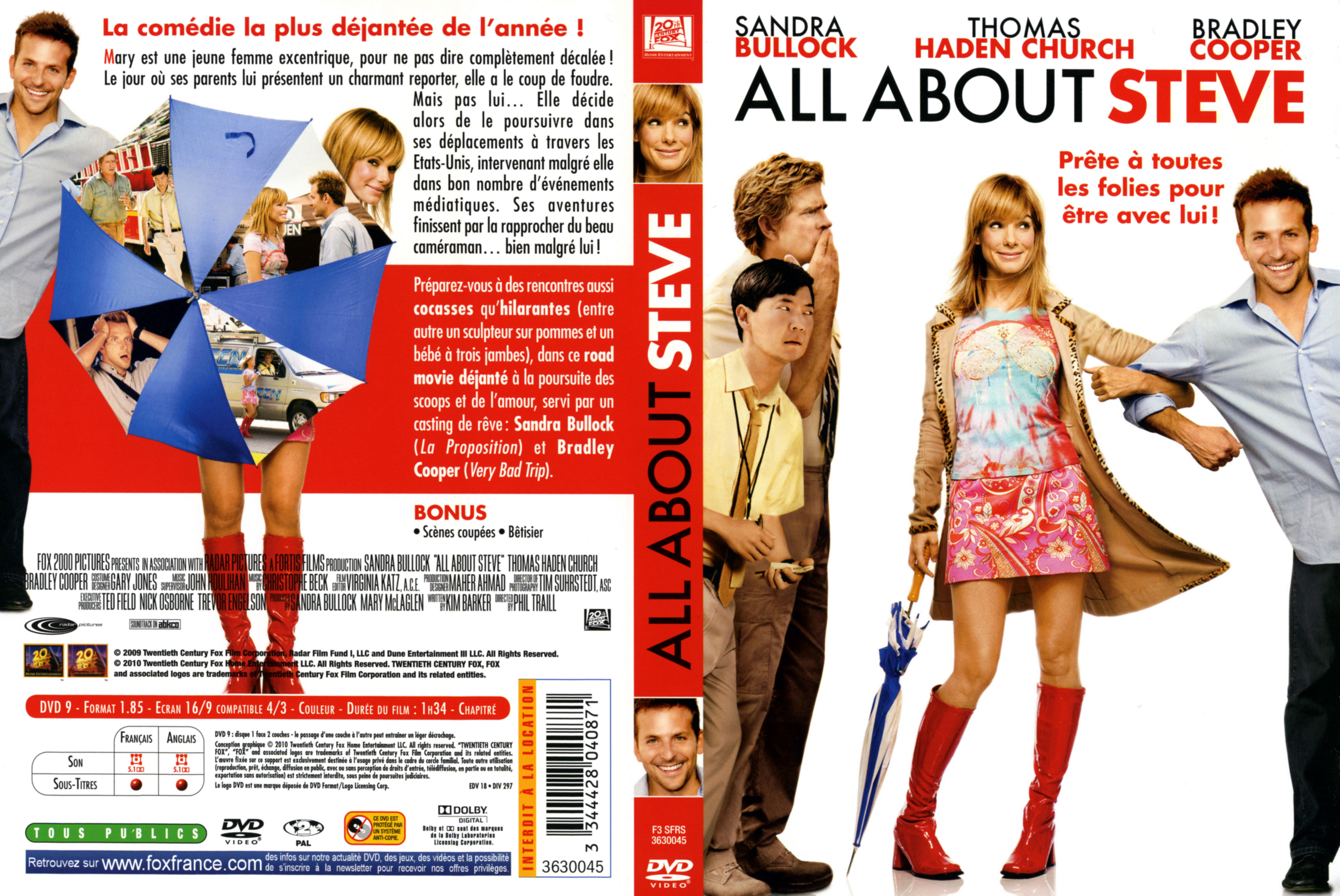 Jaquette DVD All about Steve