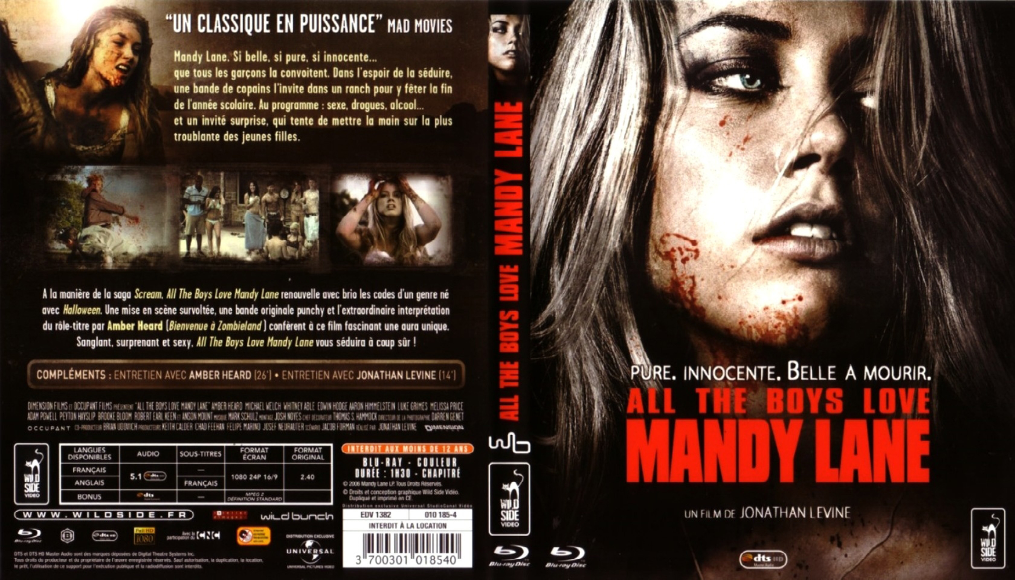 Jaquette DVD All the boys love Mandy Lane (BLU-RAY)