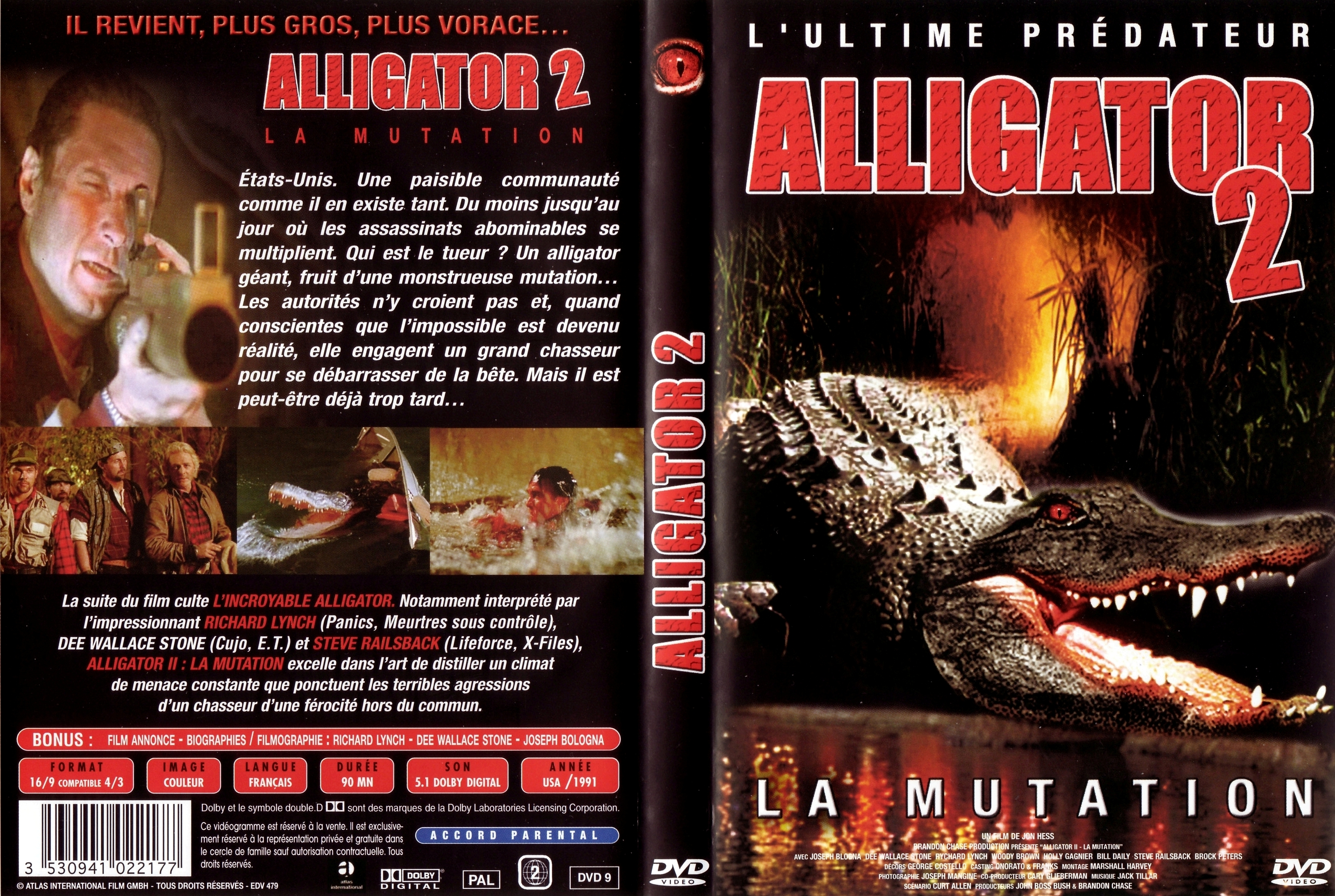 Jaquette DVD Alligator 2 v2