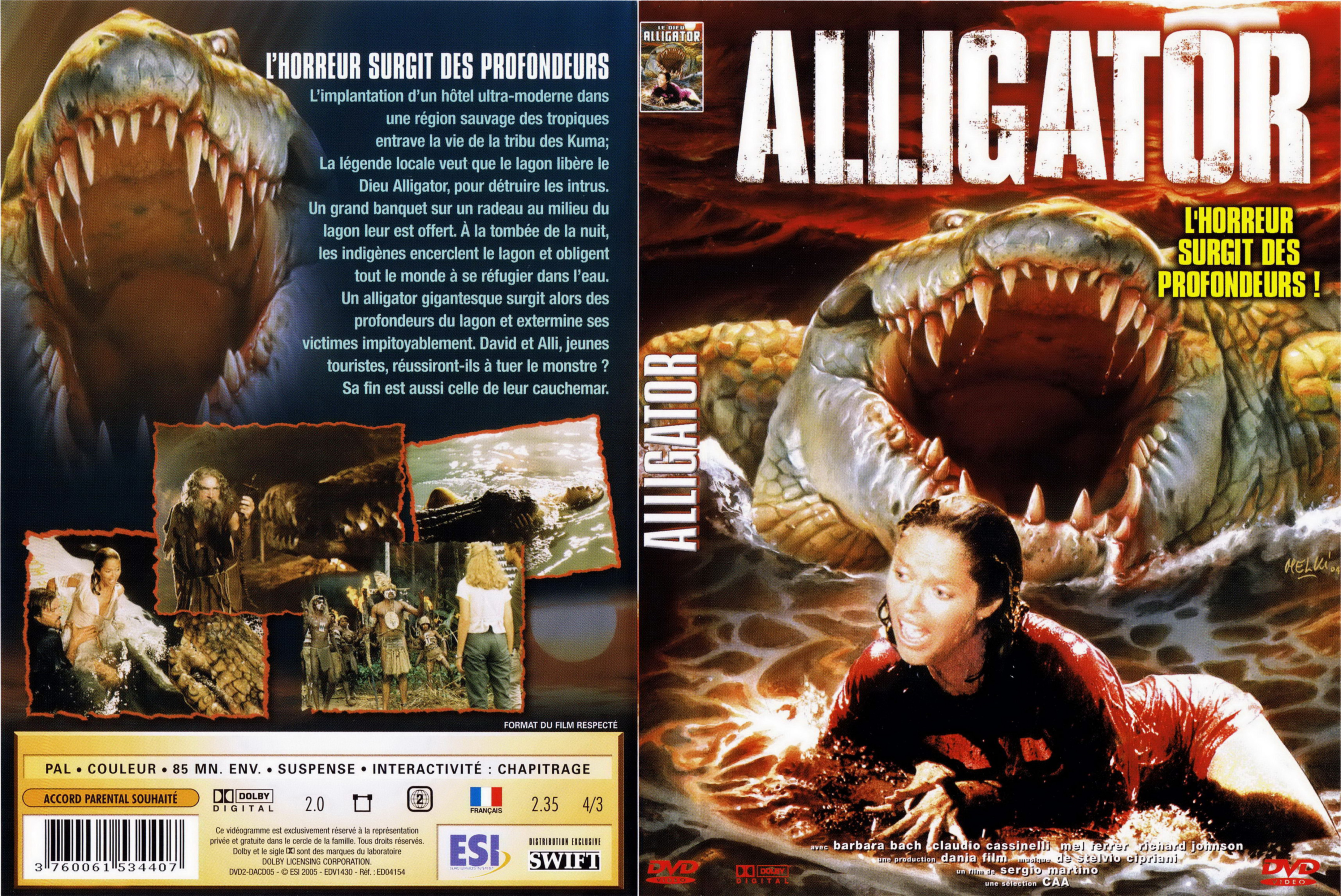 Jaquette DVD Alligator (1979)
