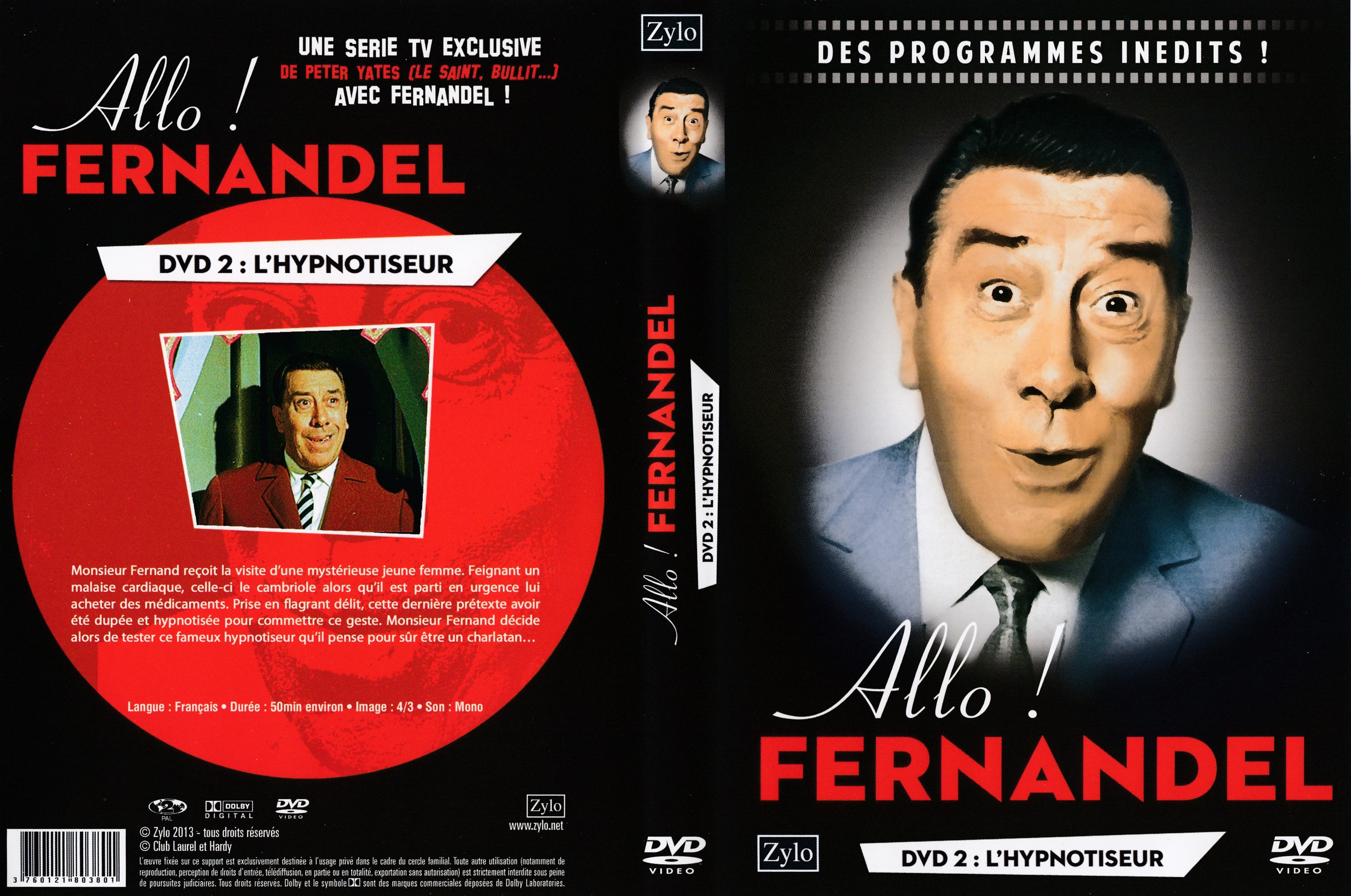 Jaquette DVD Allo Fernandel L