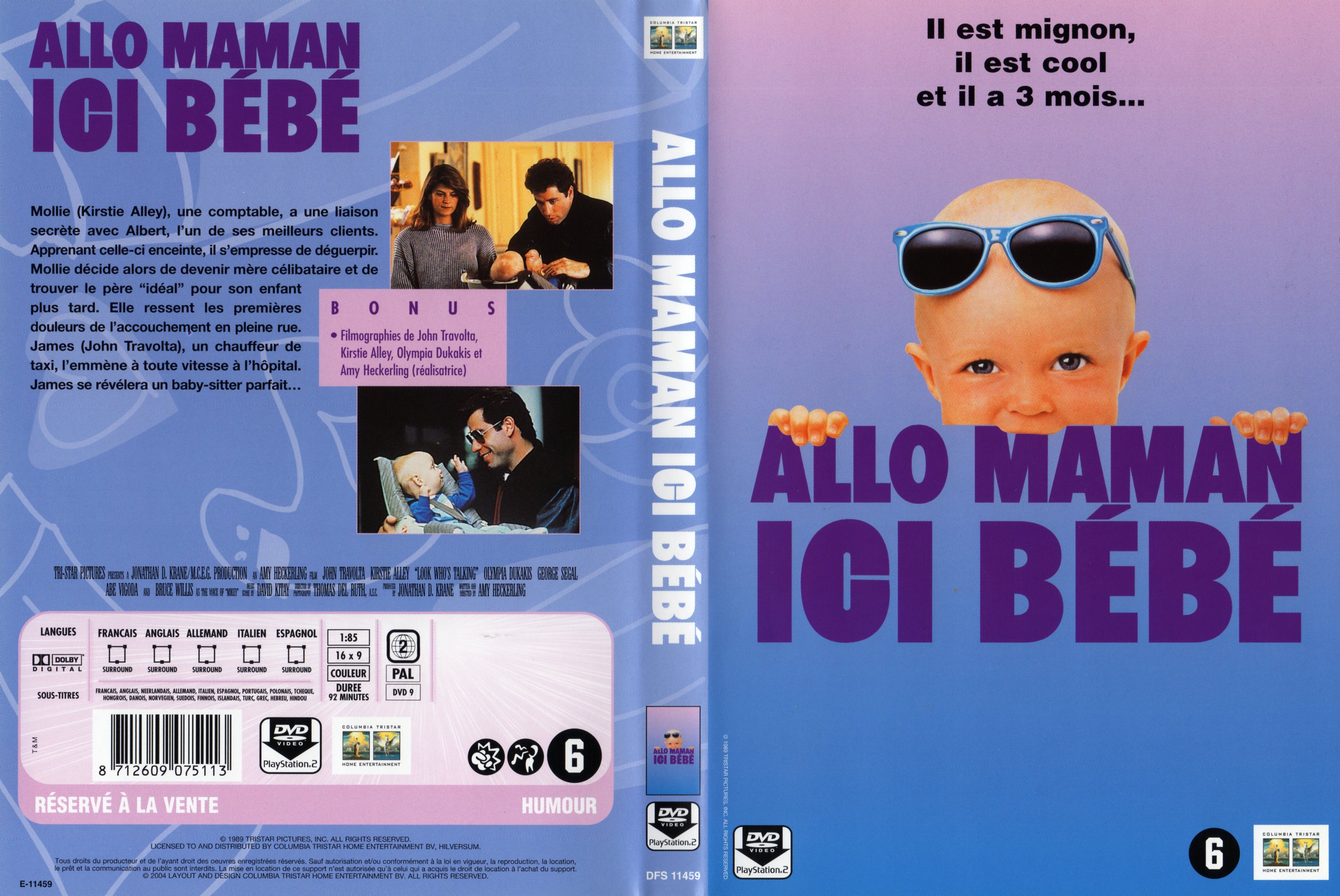 Jaquette DVD Allo maman ici bb