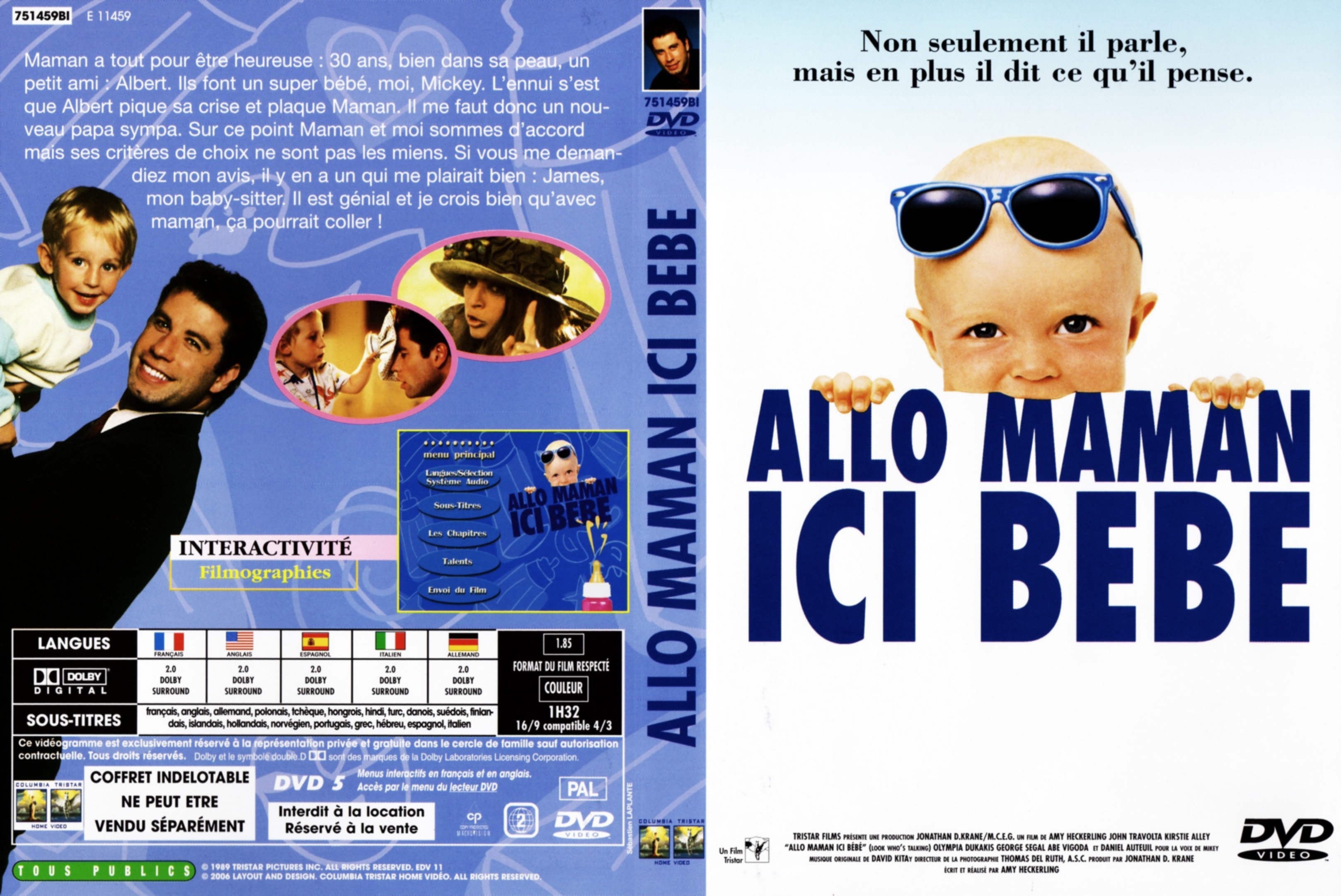 Jaquette DVD Allo maman ici bb v2