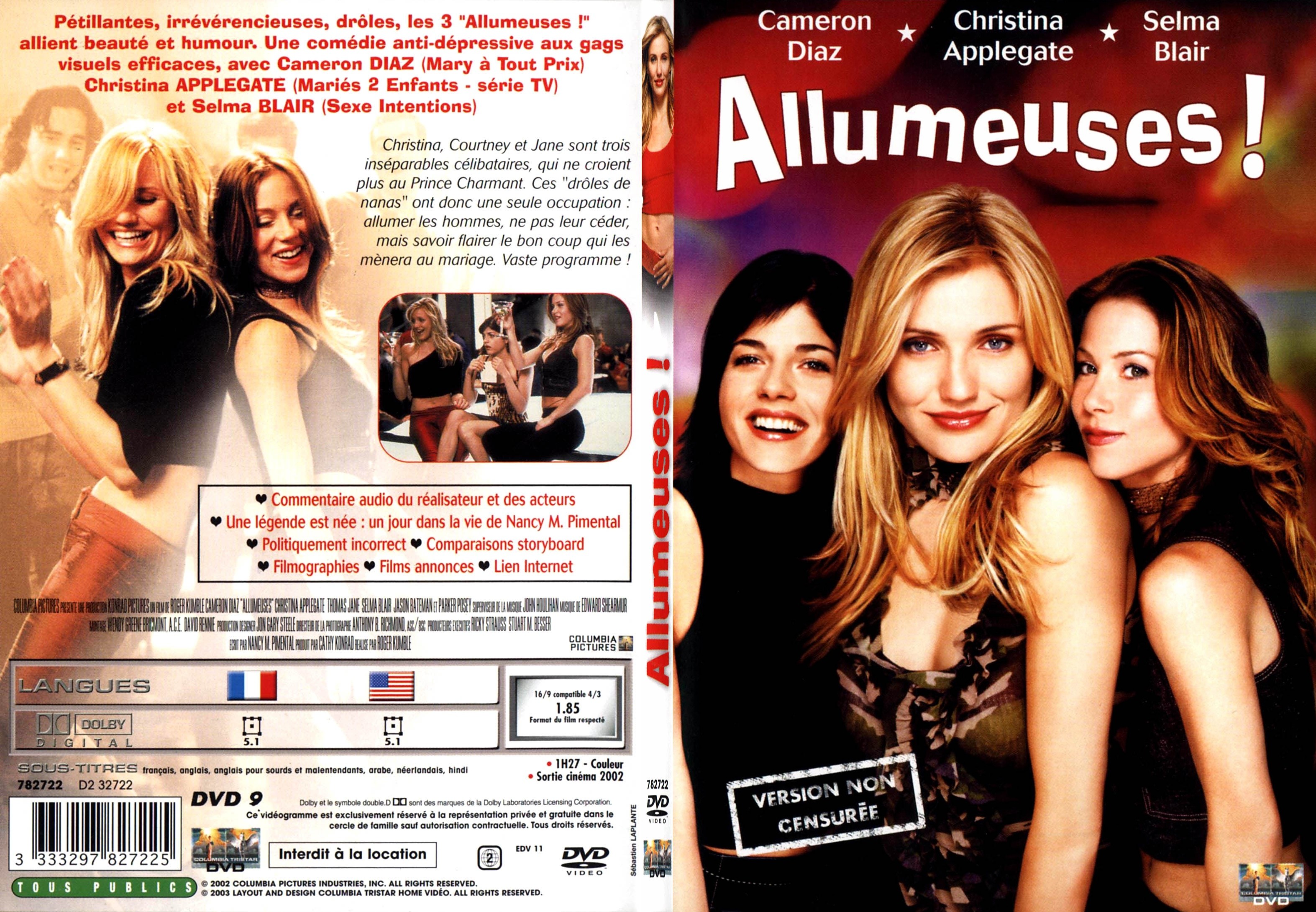 Jaquette DVD Allumeuses - SLIM