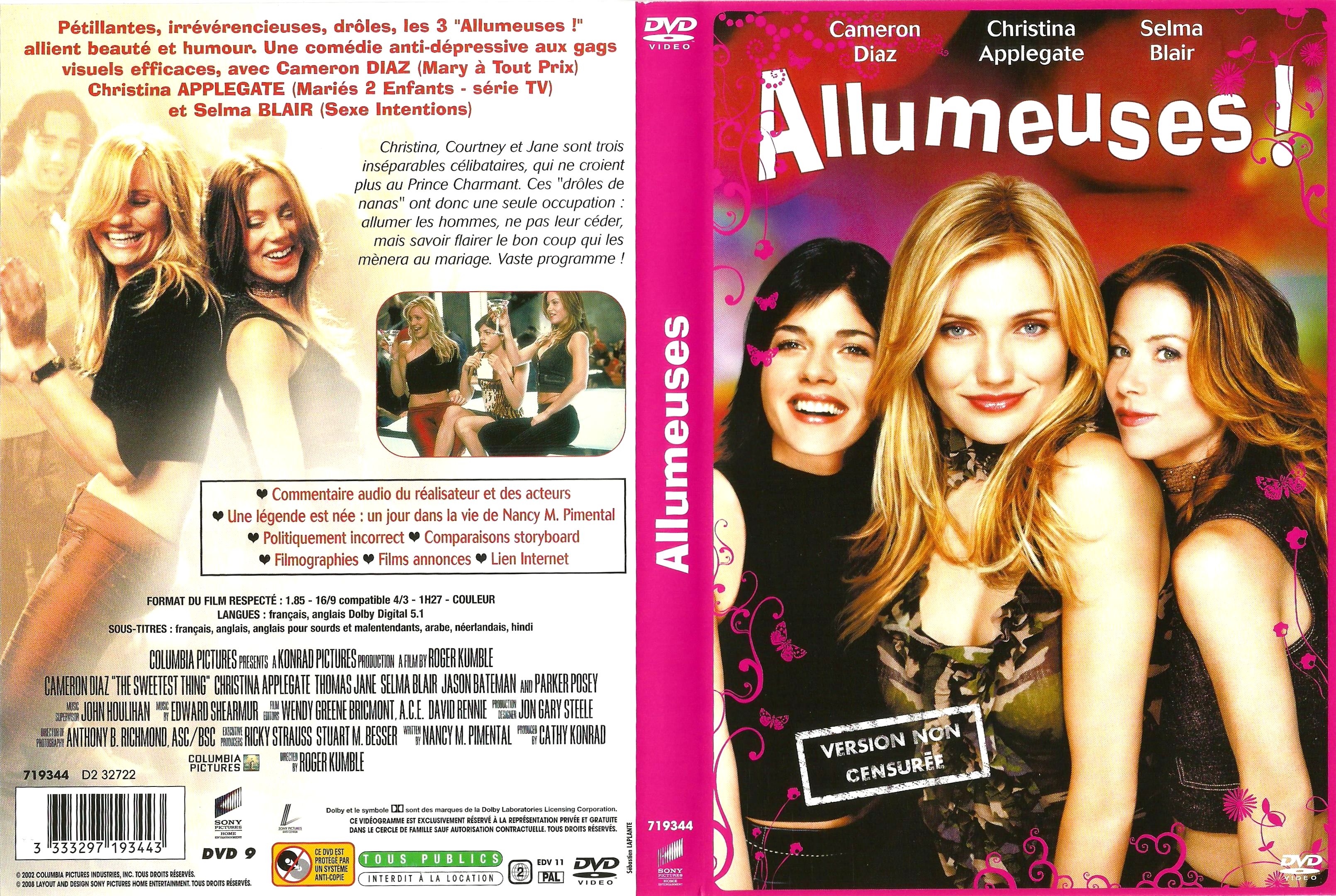 Jaquette DVD Allumeuses v2