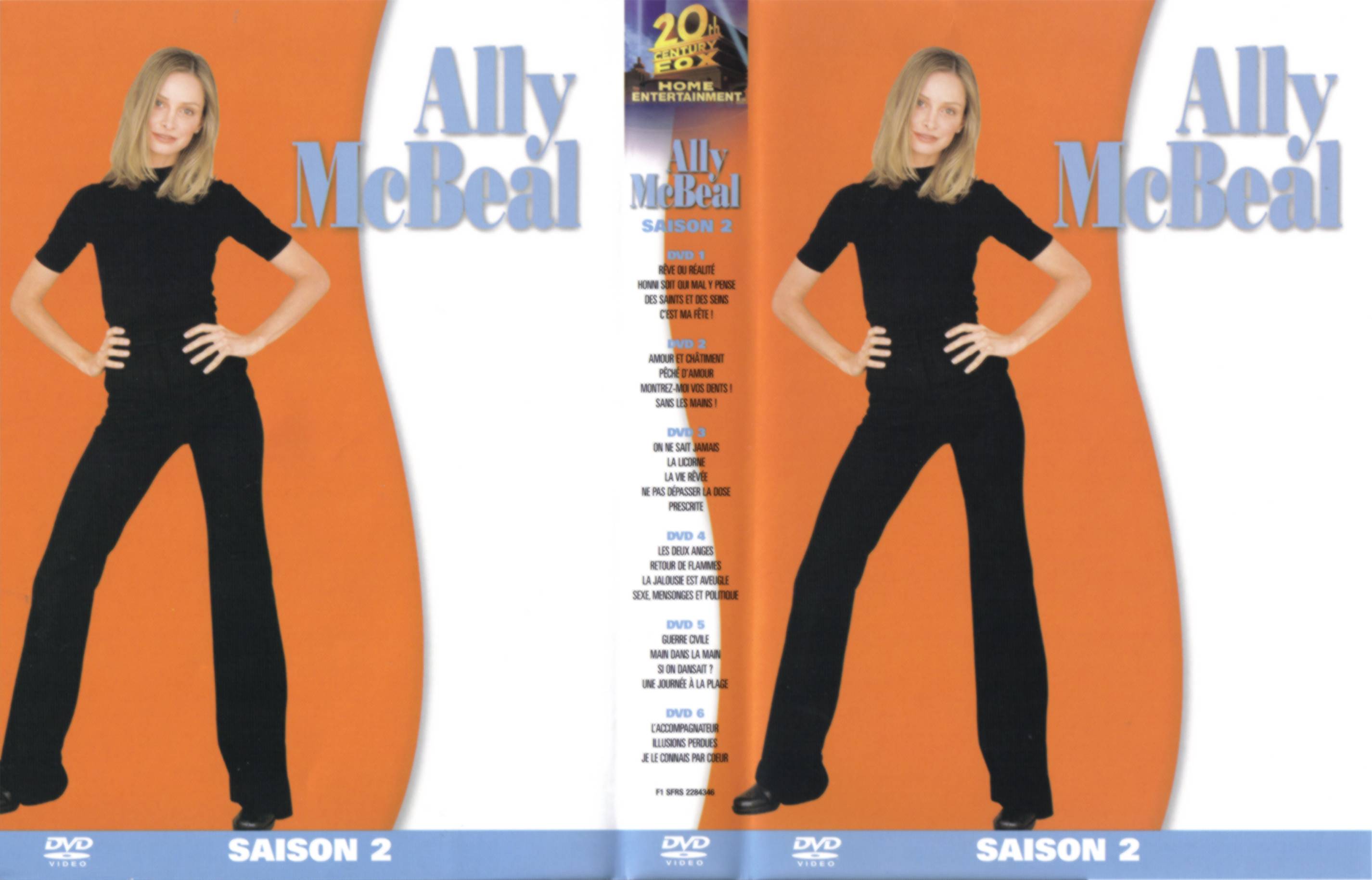 Jaquette DVD Ally McBeal saison 2 COFFRET v2