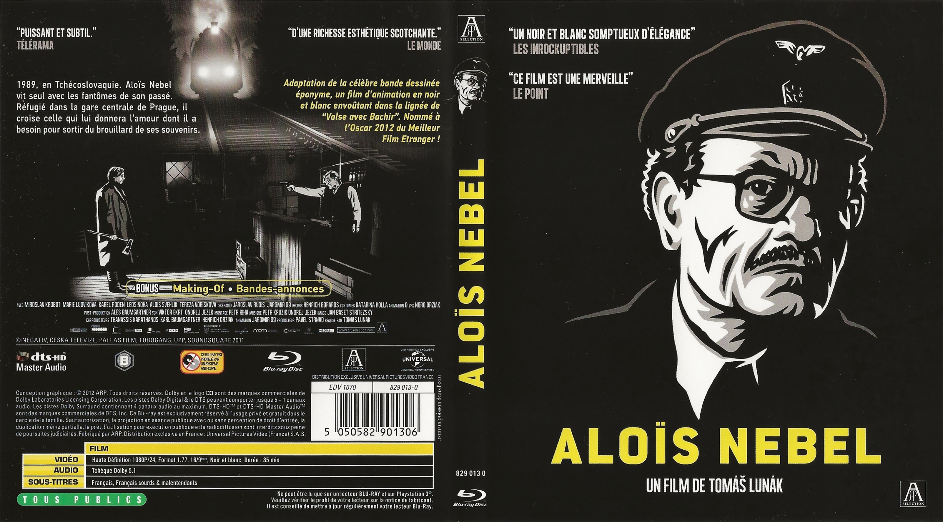 Jaquette DVD Alois Nebel (BLU-RAY)