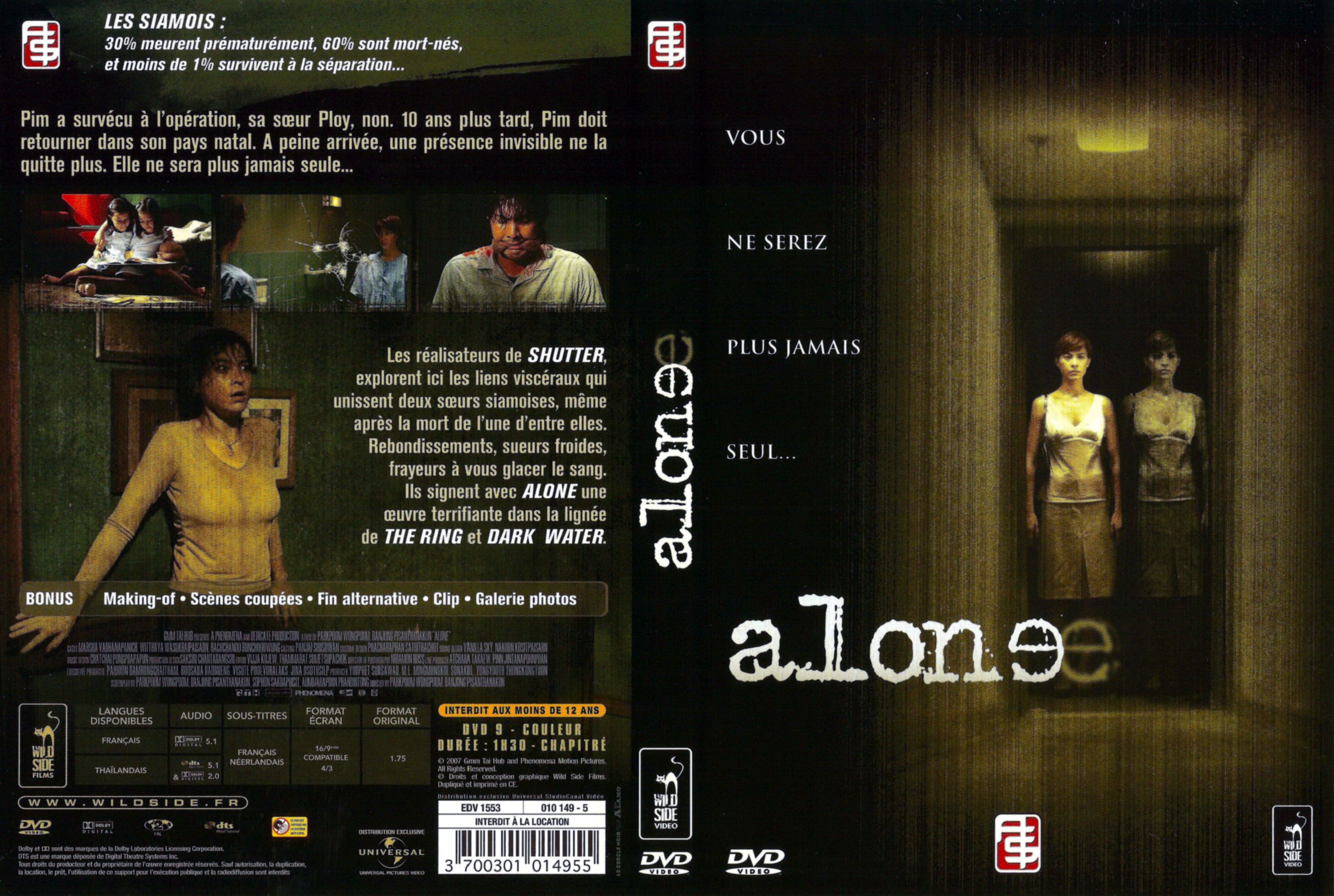 Jaquette DVD Alone