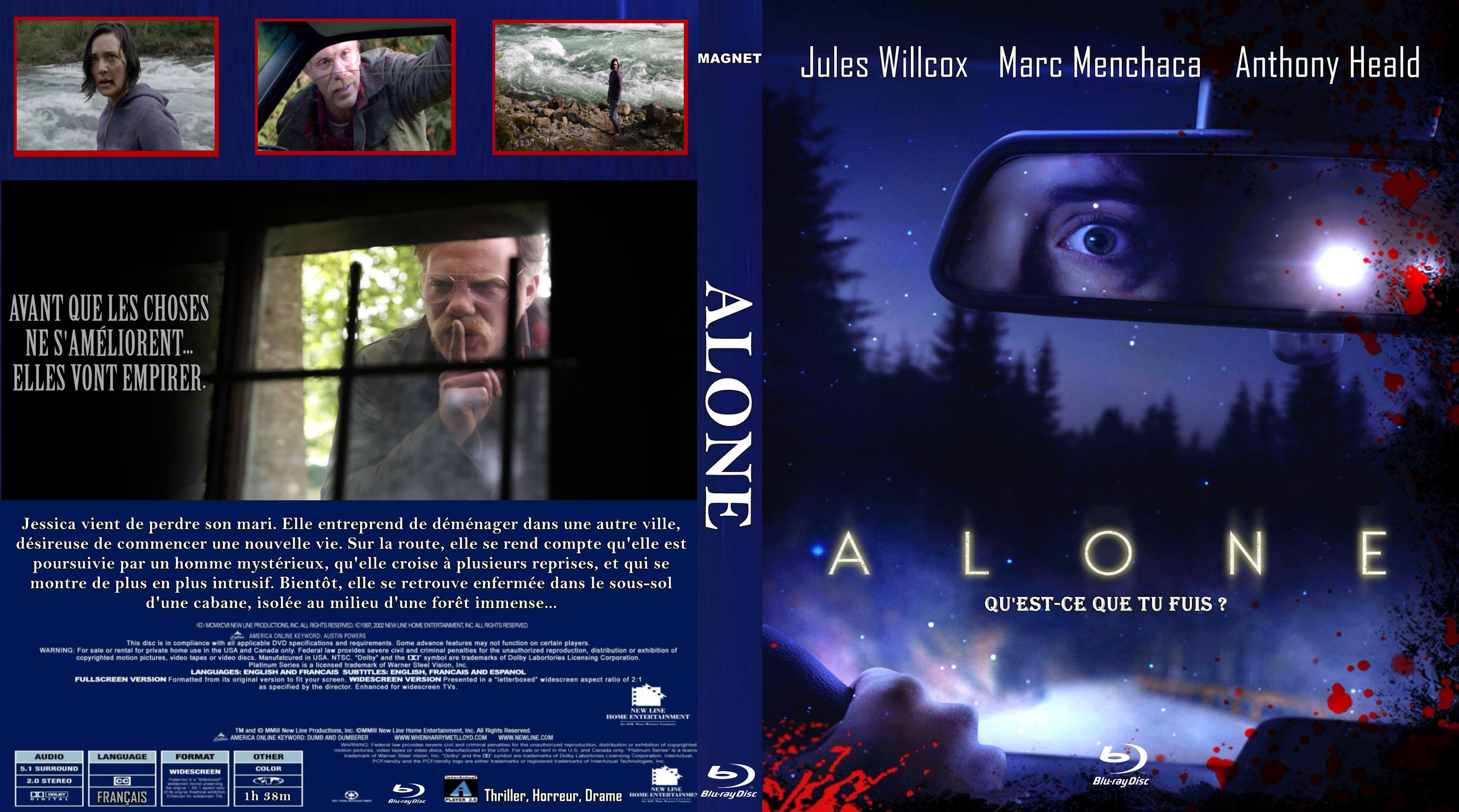 Jaquette DVD Alone custom (BLU-RAY)