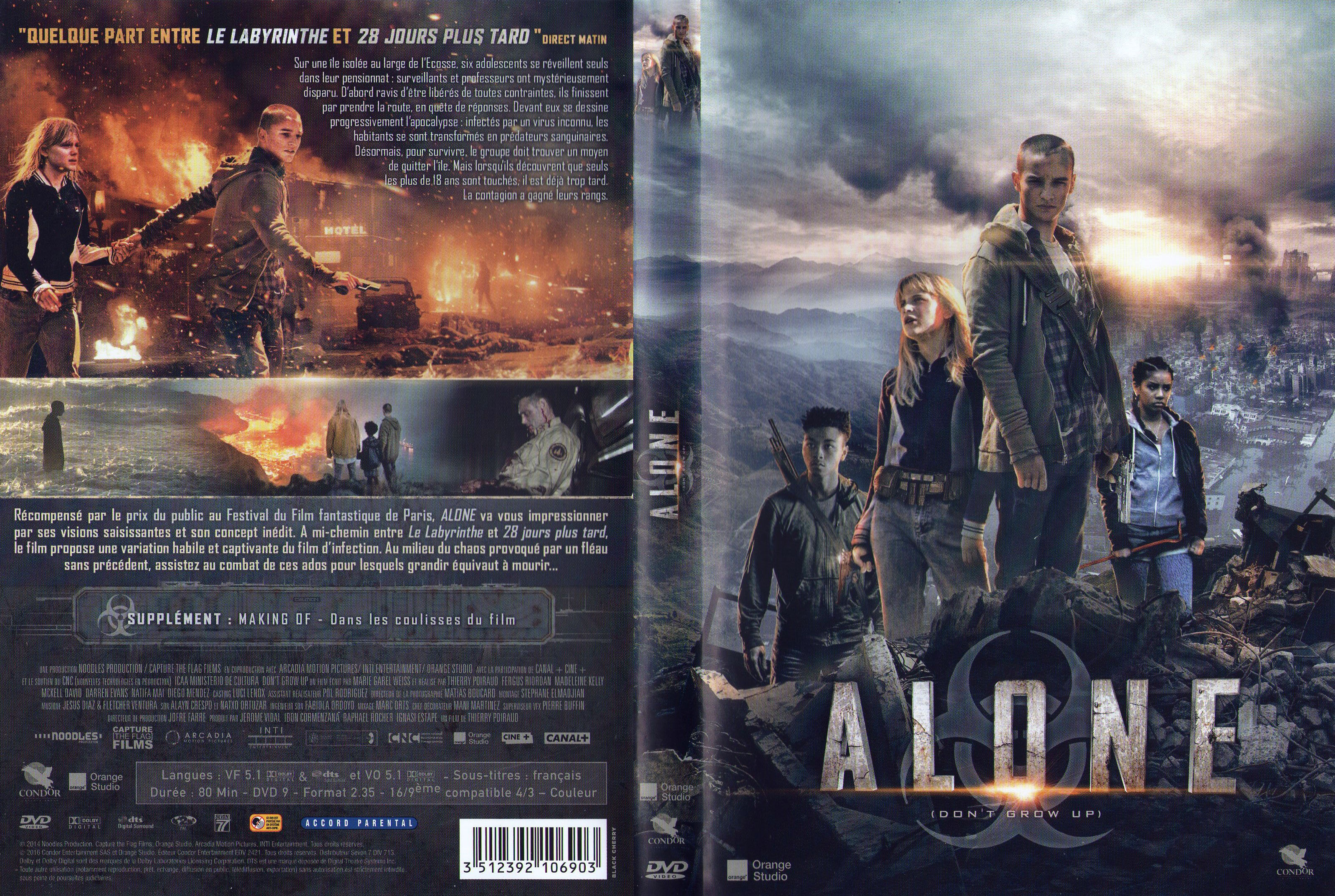Jaquette DVD Alone don